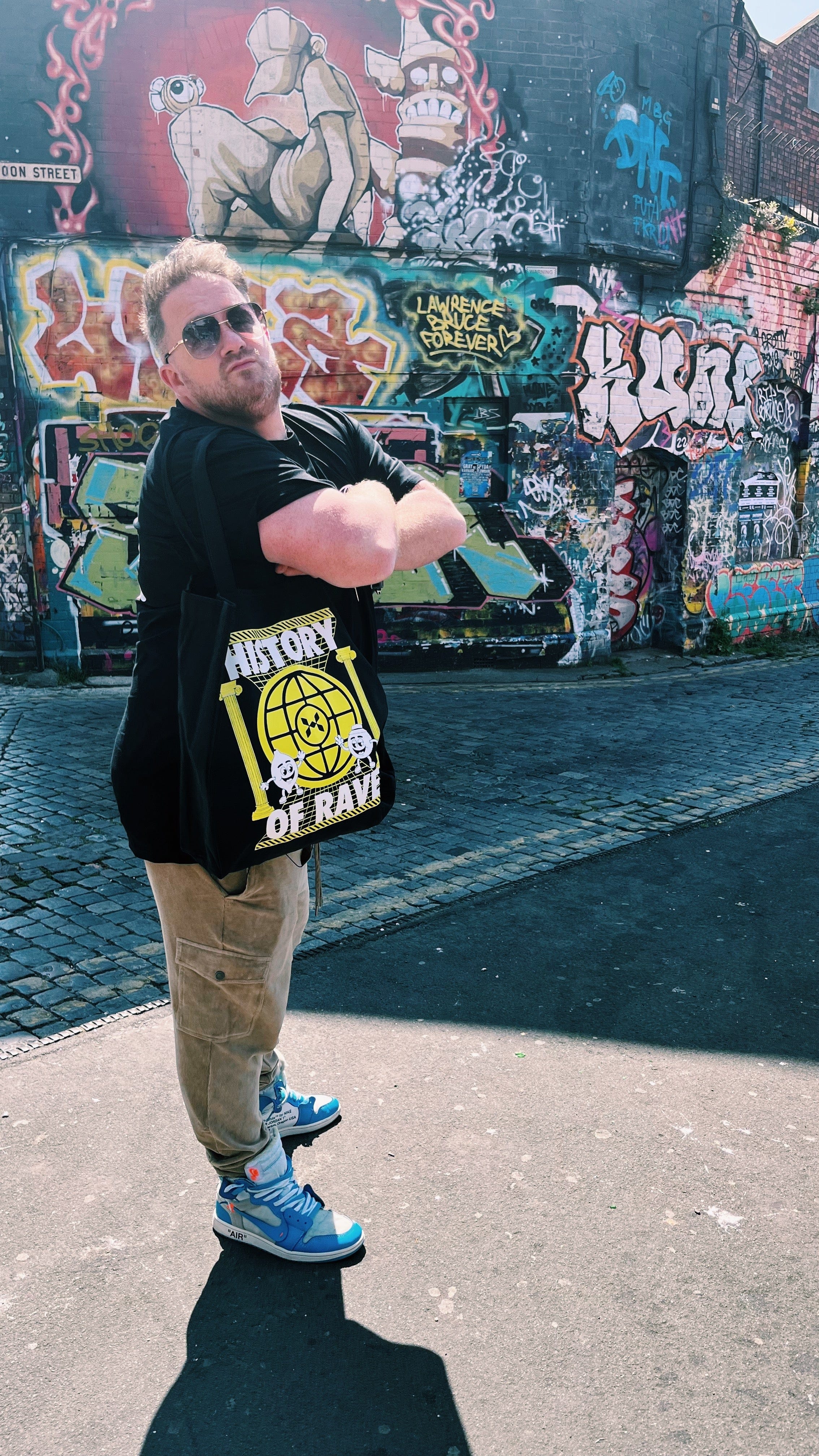 History of Rave Colosseum Shopper Tote Bag