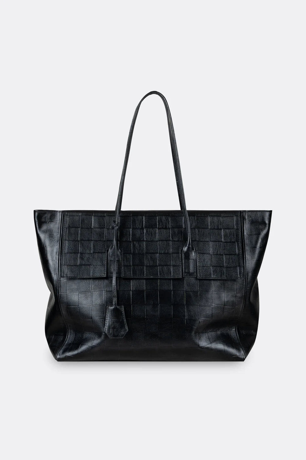 Aesthetic Pleasure Essens Leather Shoulder Bag in Black