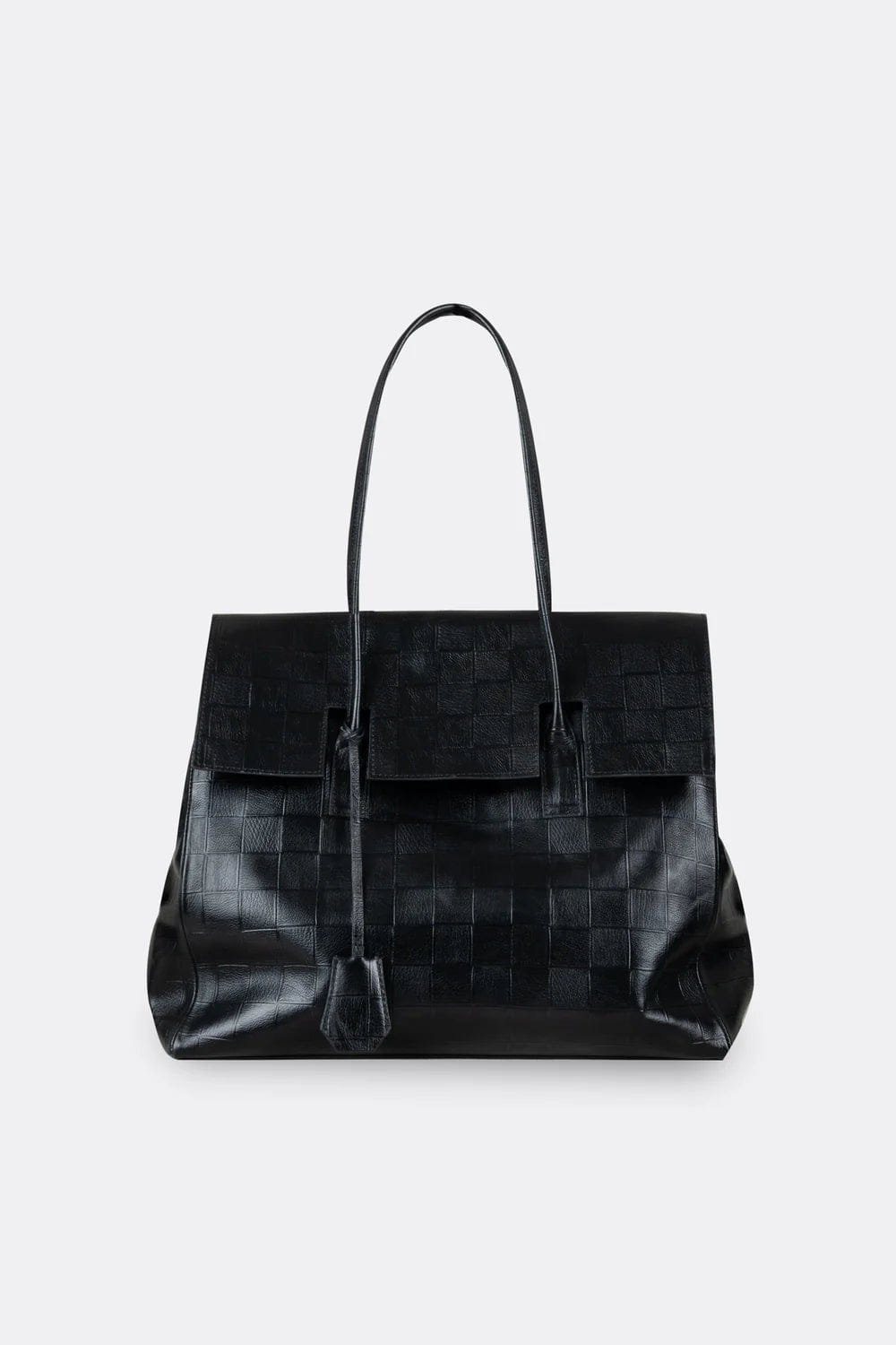 Aesthetic Pleasure Essens Leather Shoulder Bag in Black
