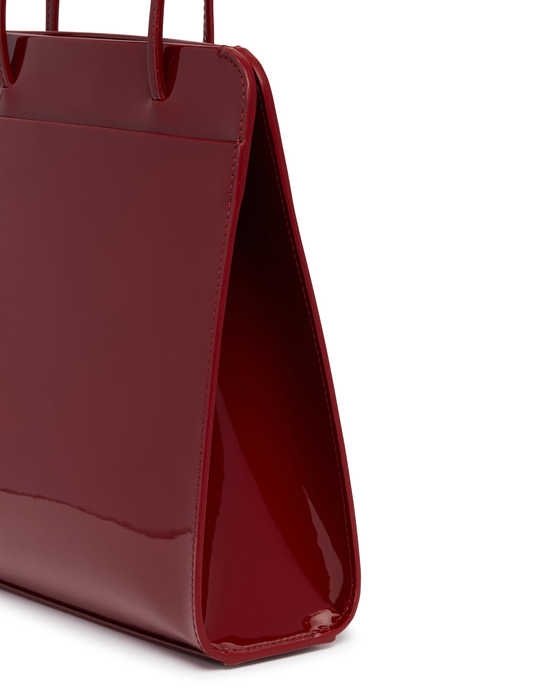 FANE Borsa Lisse In Pelle Rossa