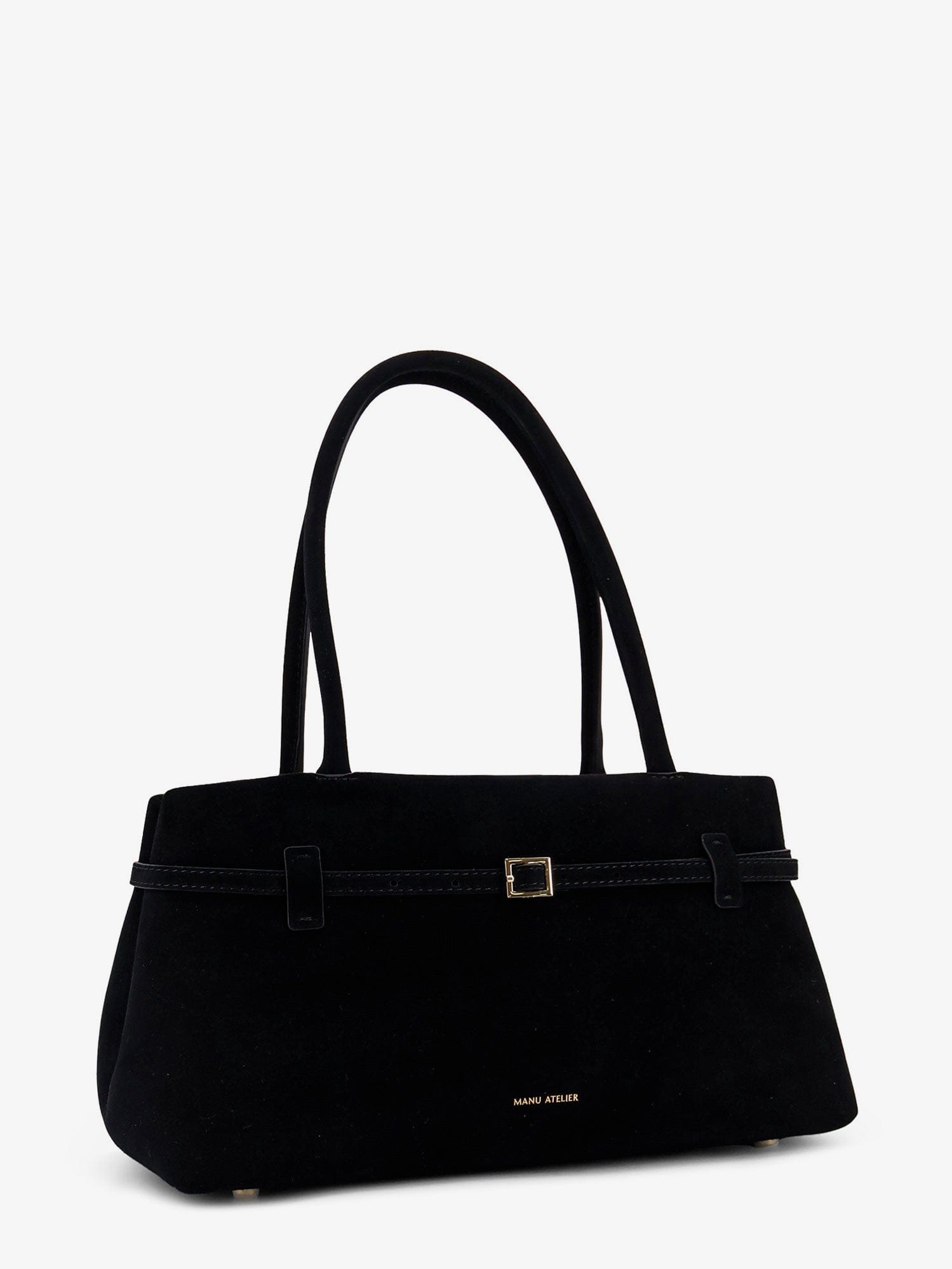 MANU Atelier East West Le Cambon suede shoulder bag