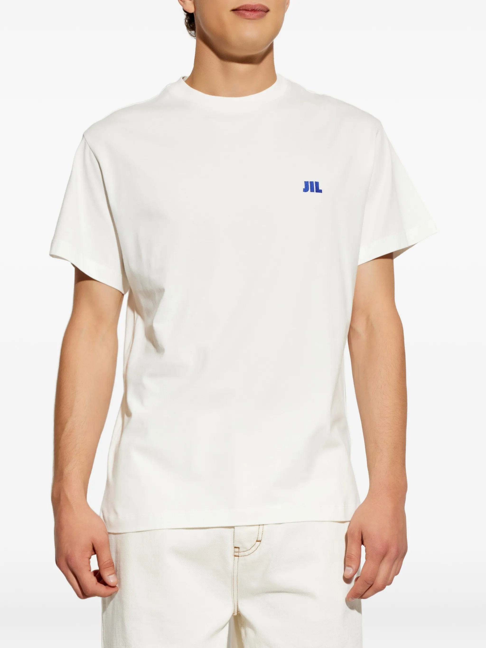 Jil Sander logo - print cotton T - shirt