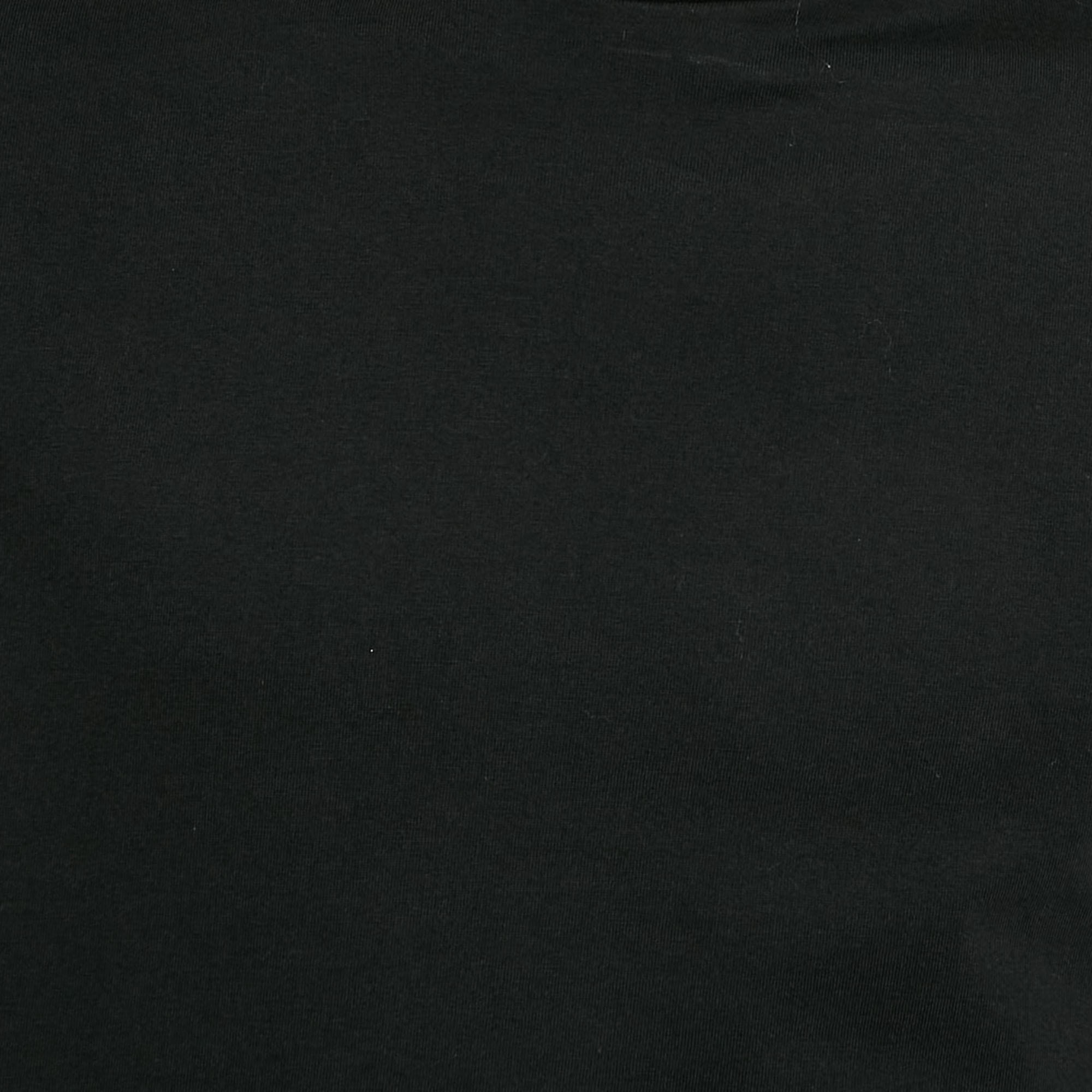 Jil Sander Black Jersey Crewneck T - Shirt