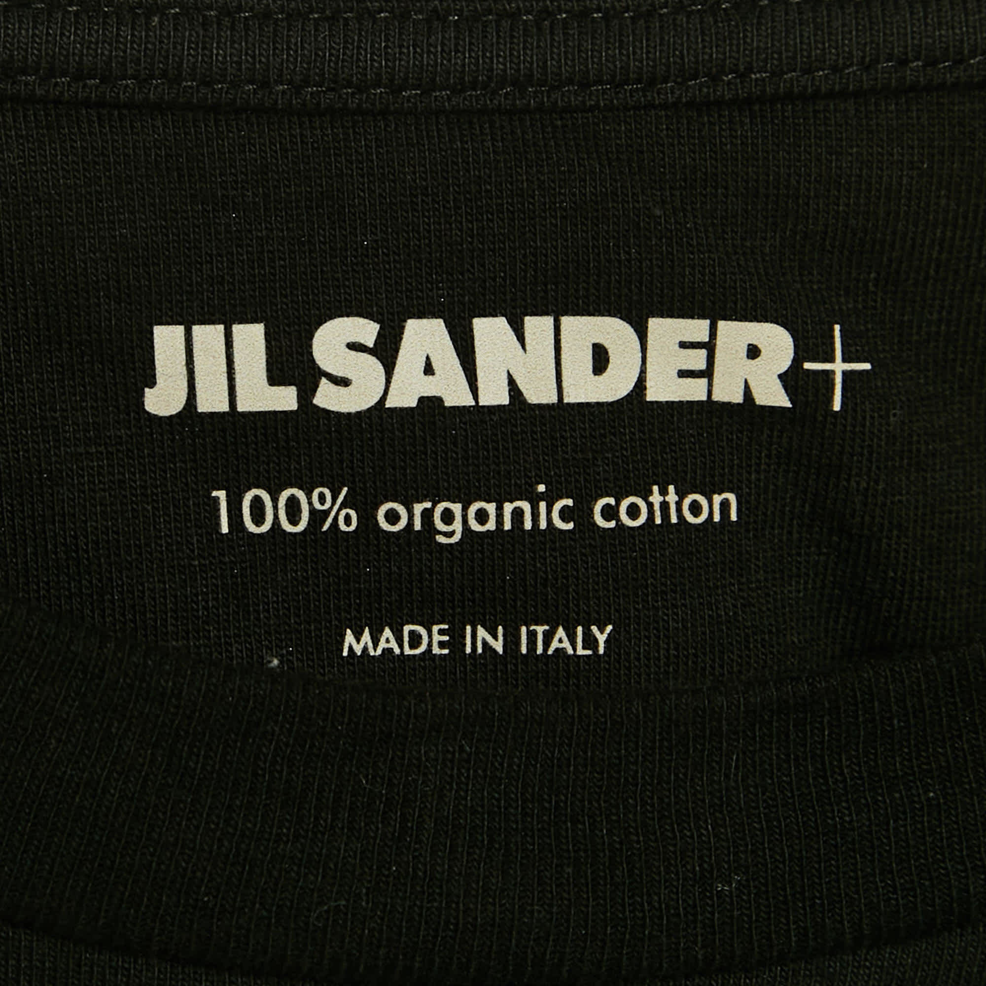 Jil Sander Black Jersey Crewneck T - Shirt