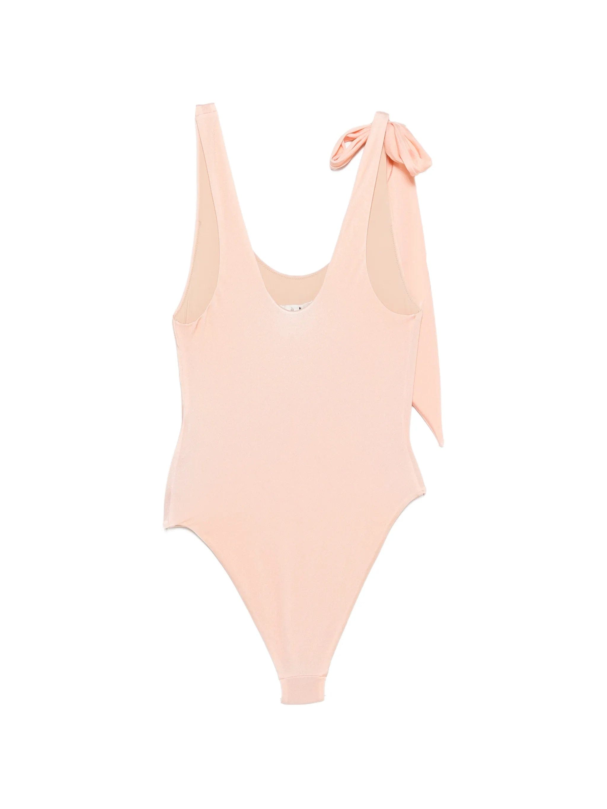 Chloé bow - detail graphic - print swimsuit