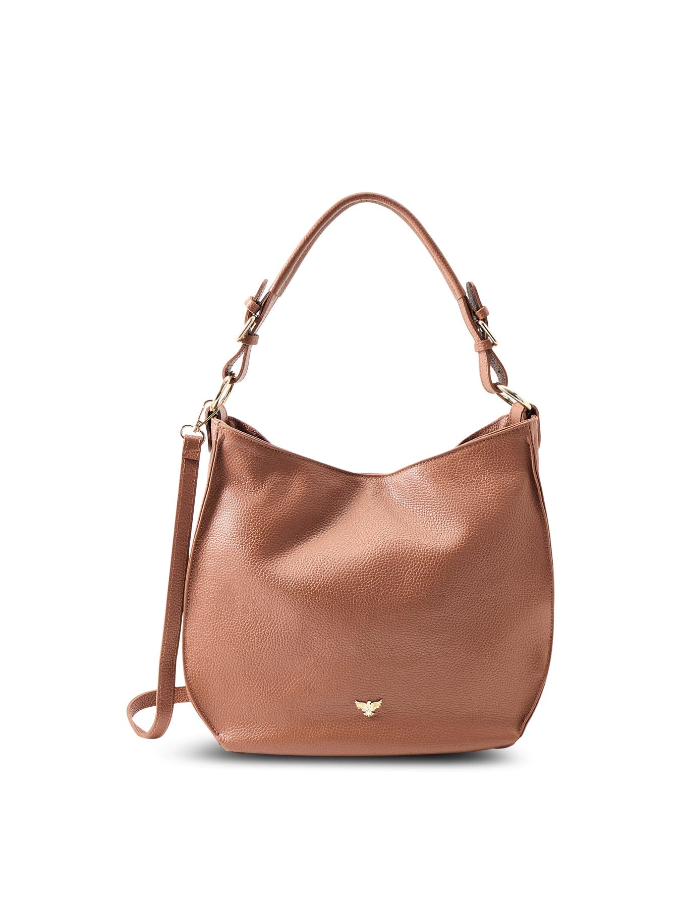 Apatchy London Harriet Leather Shoulder Bag Tan