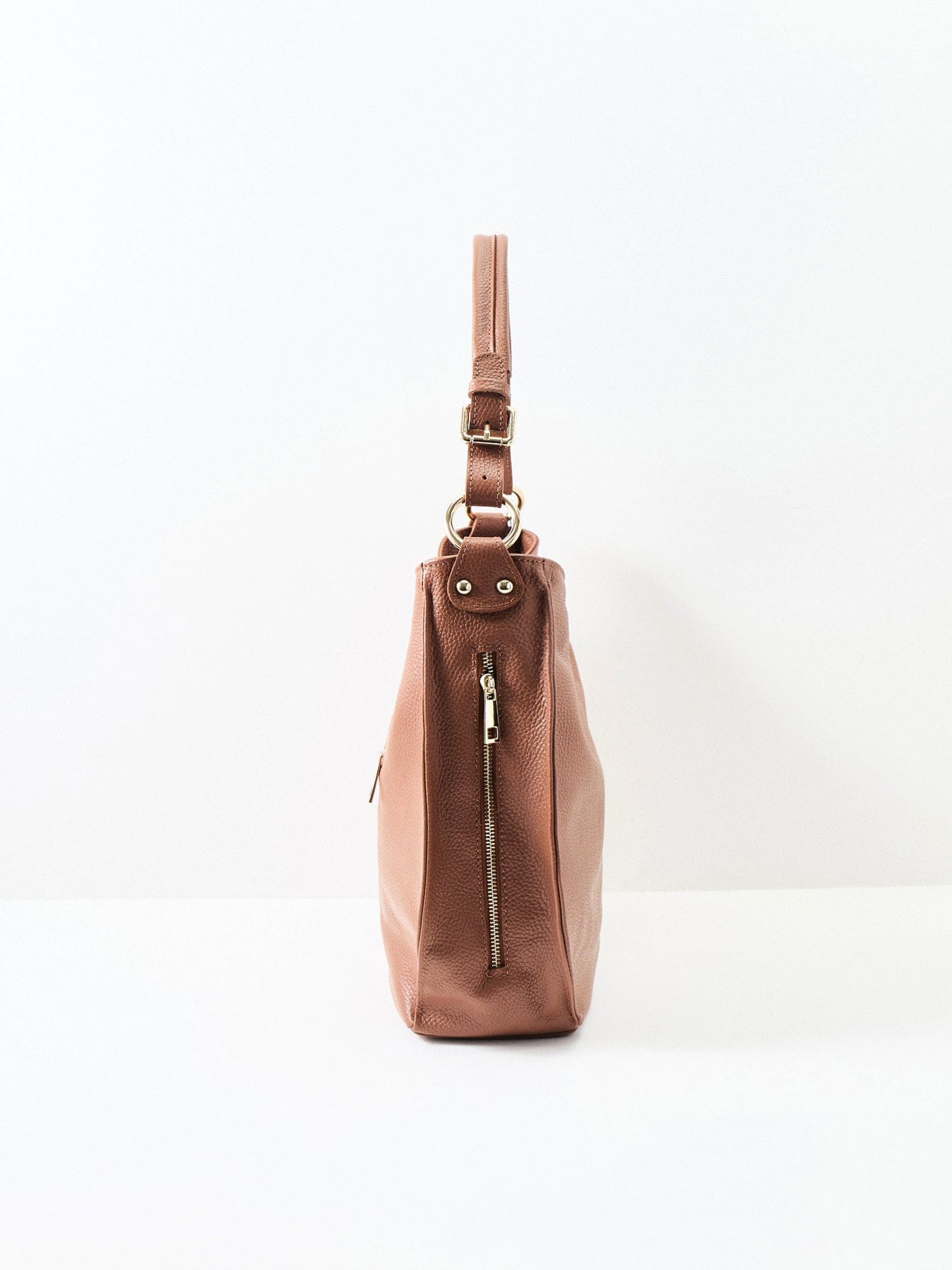 Apatchy London Harriet Leather Shoulder Bag Tan