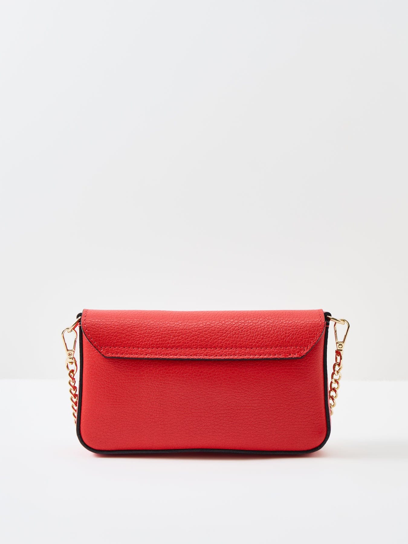 Apatchy London Munro Leather Shoulder Bag Red