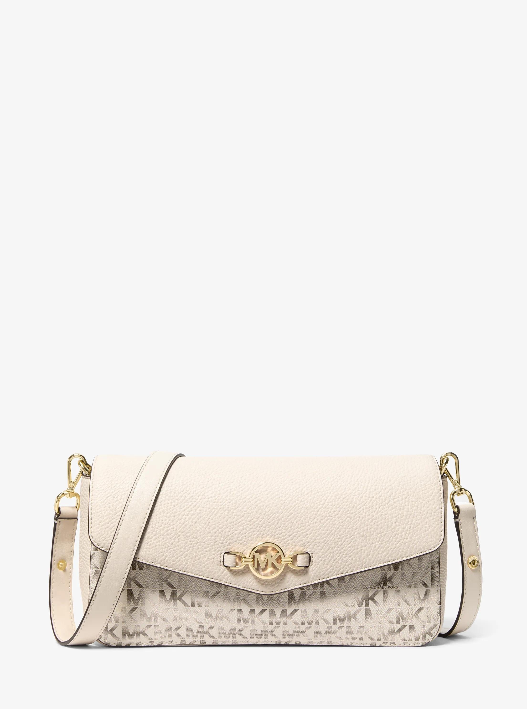 Logo Kacey Medium Signature Logo Shoulder Bag