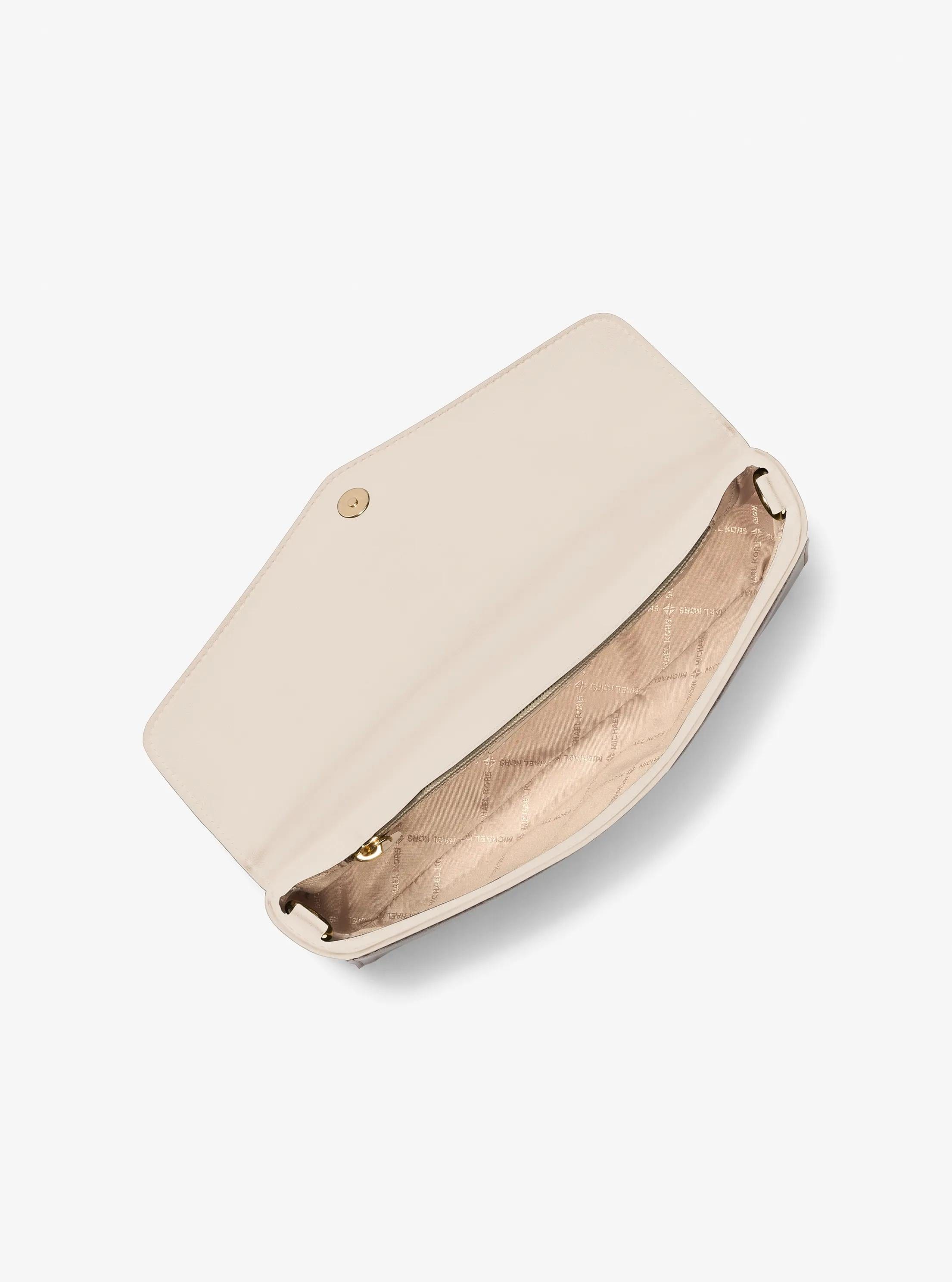 Logo Kacey Medium Signature Logo Shoulder Bag
