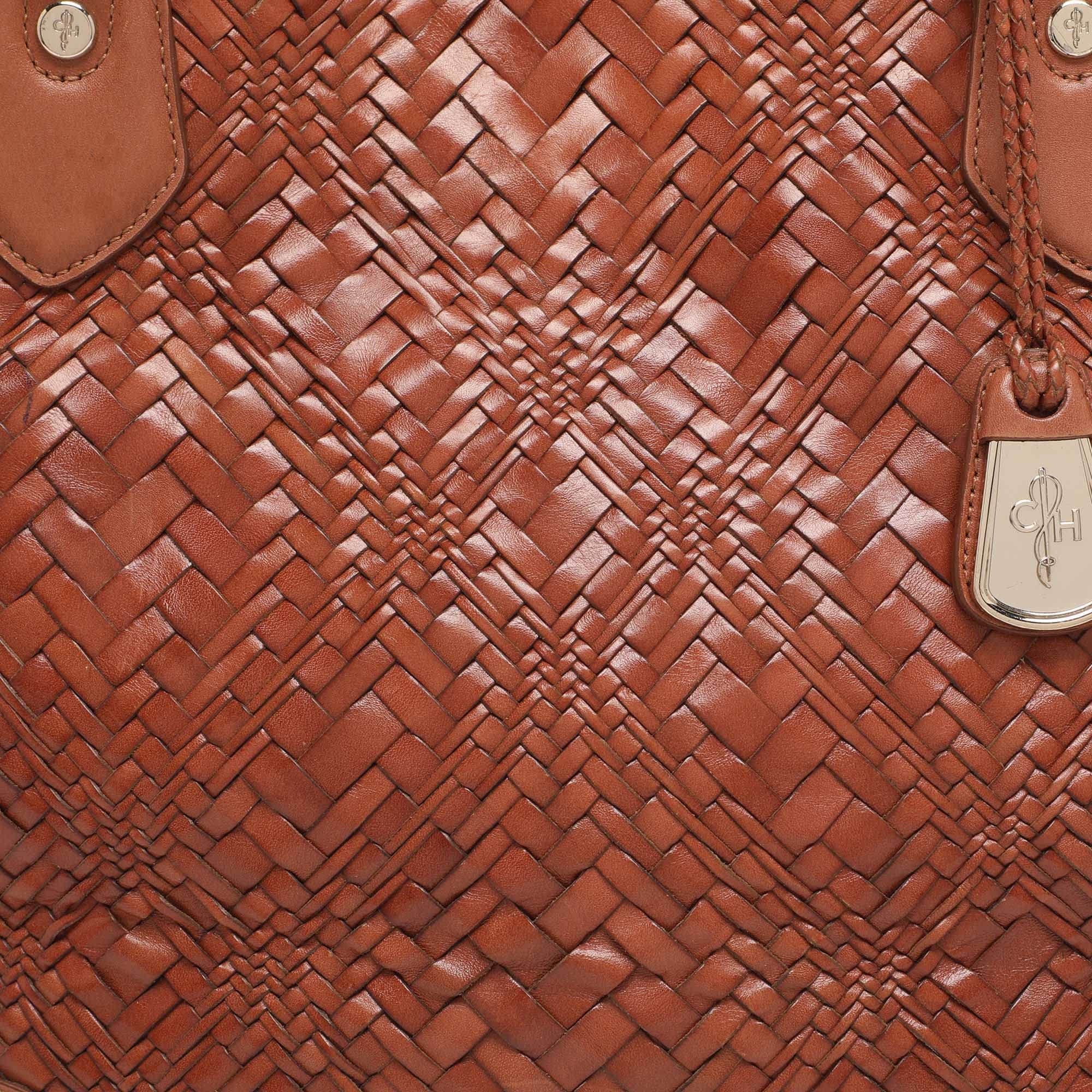 Cole Haan Brown Leather Totes Bag