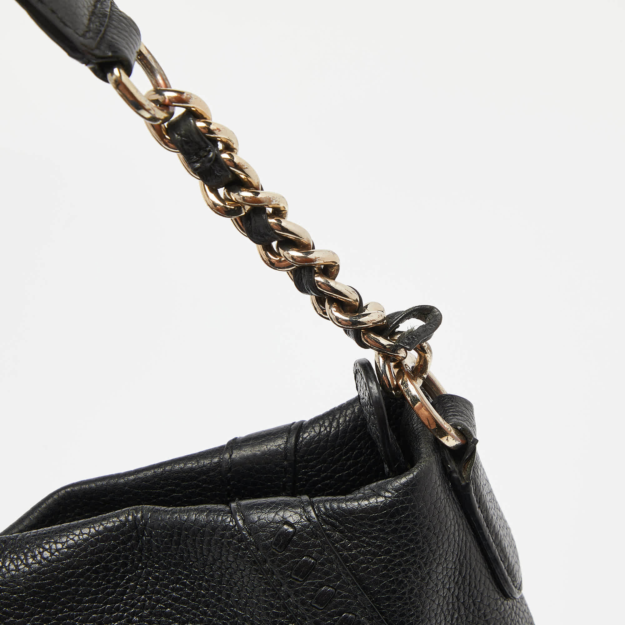Aigner Black Leather Hobos