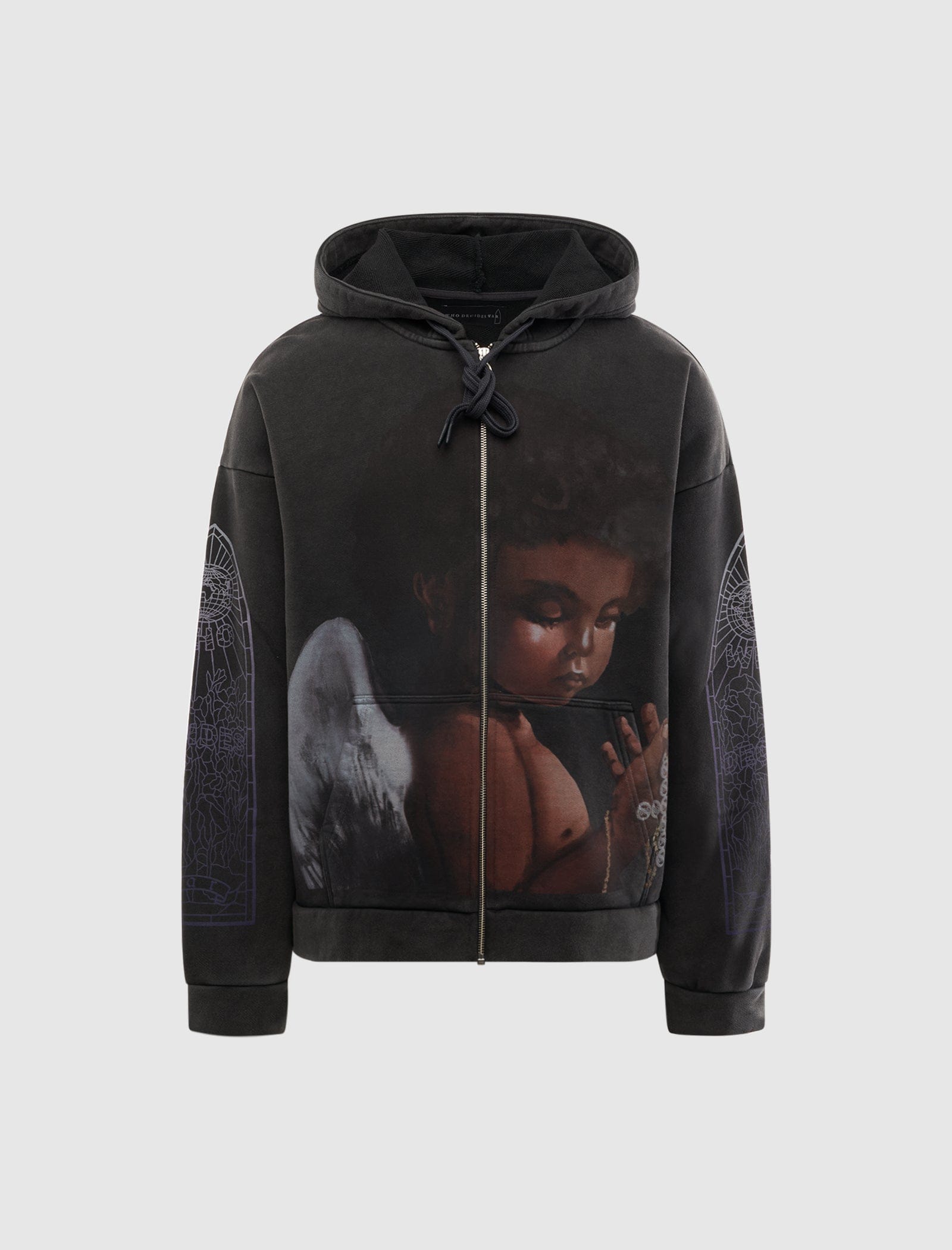 WHO Decides WAR SACRED BEING ZIP UP
