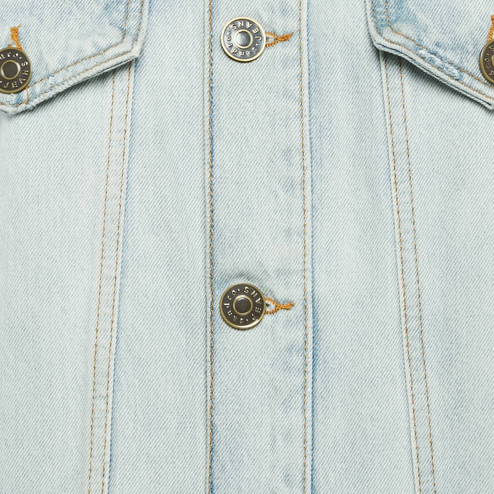 Sandro Blue Denim Jacket