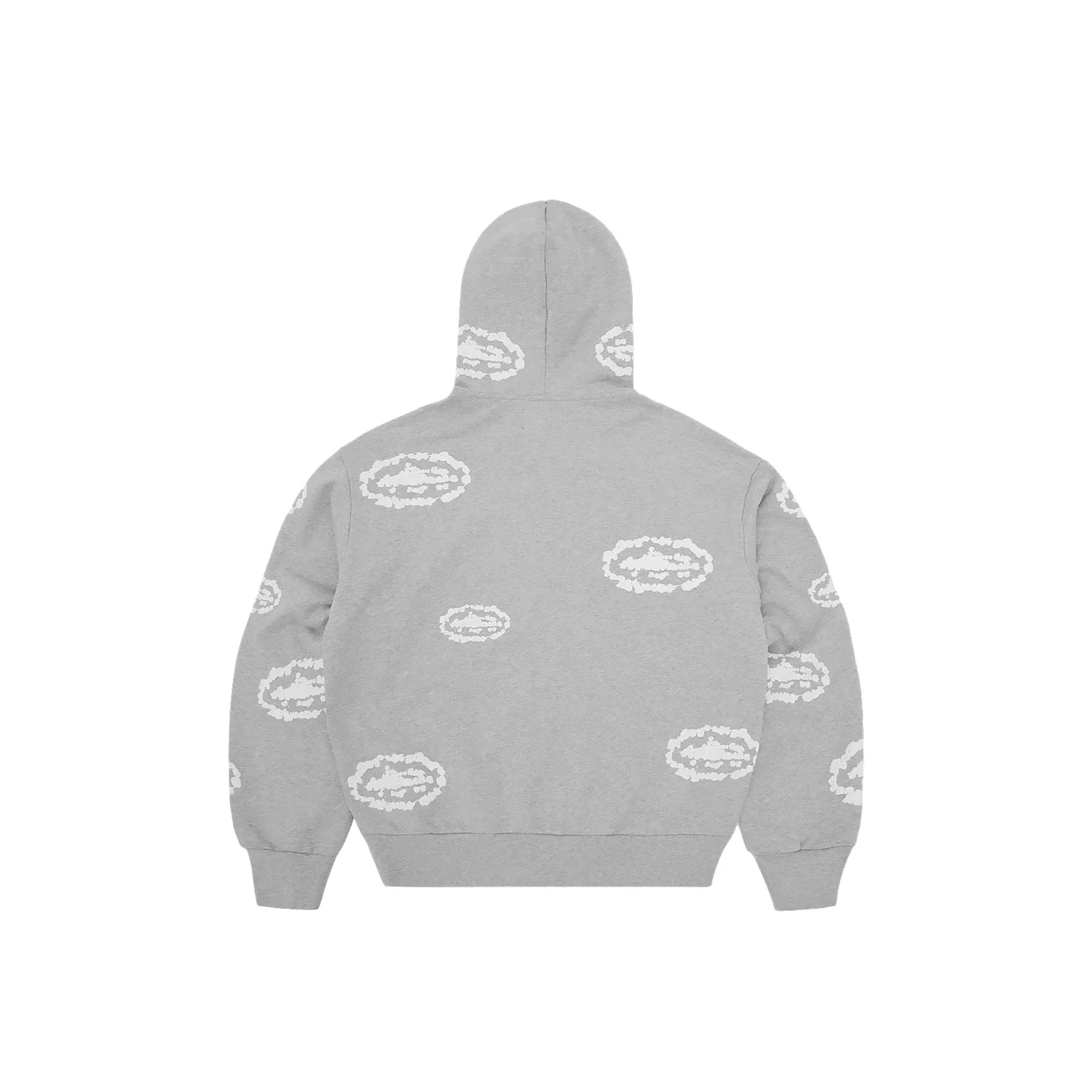 Corteiz x Denim Tears Island Wreath Zip Hoodie Heather Grey (2025)