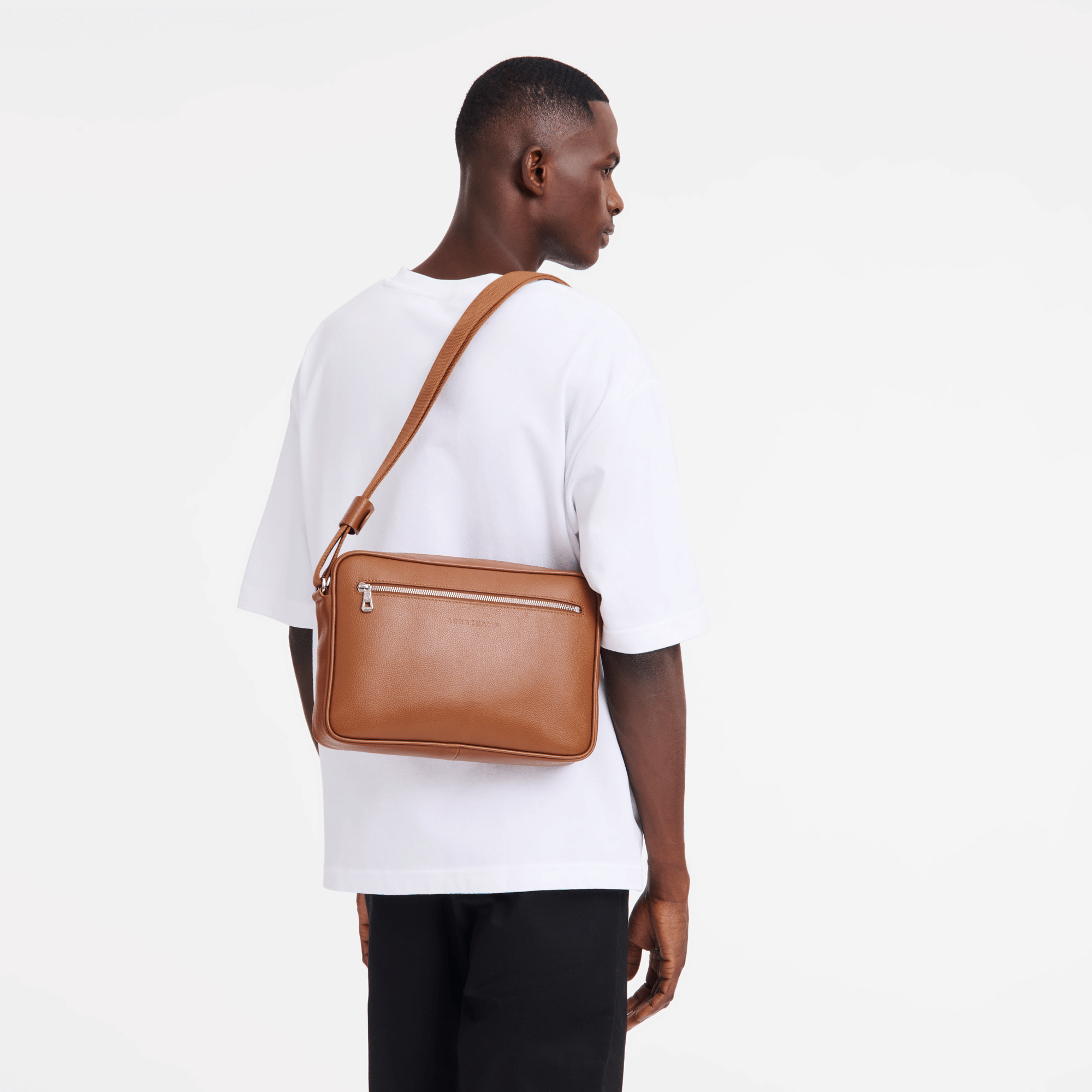 Long Champ Longchamp Le Foulonné M Camera bag Caramel