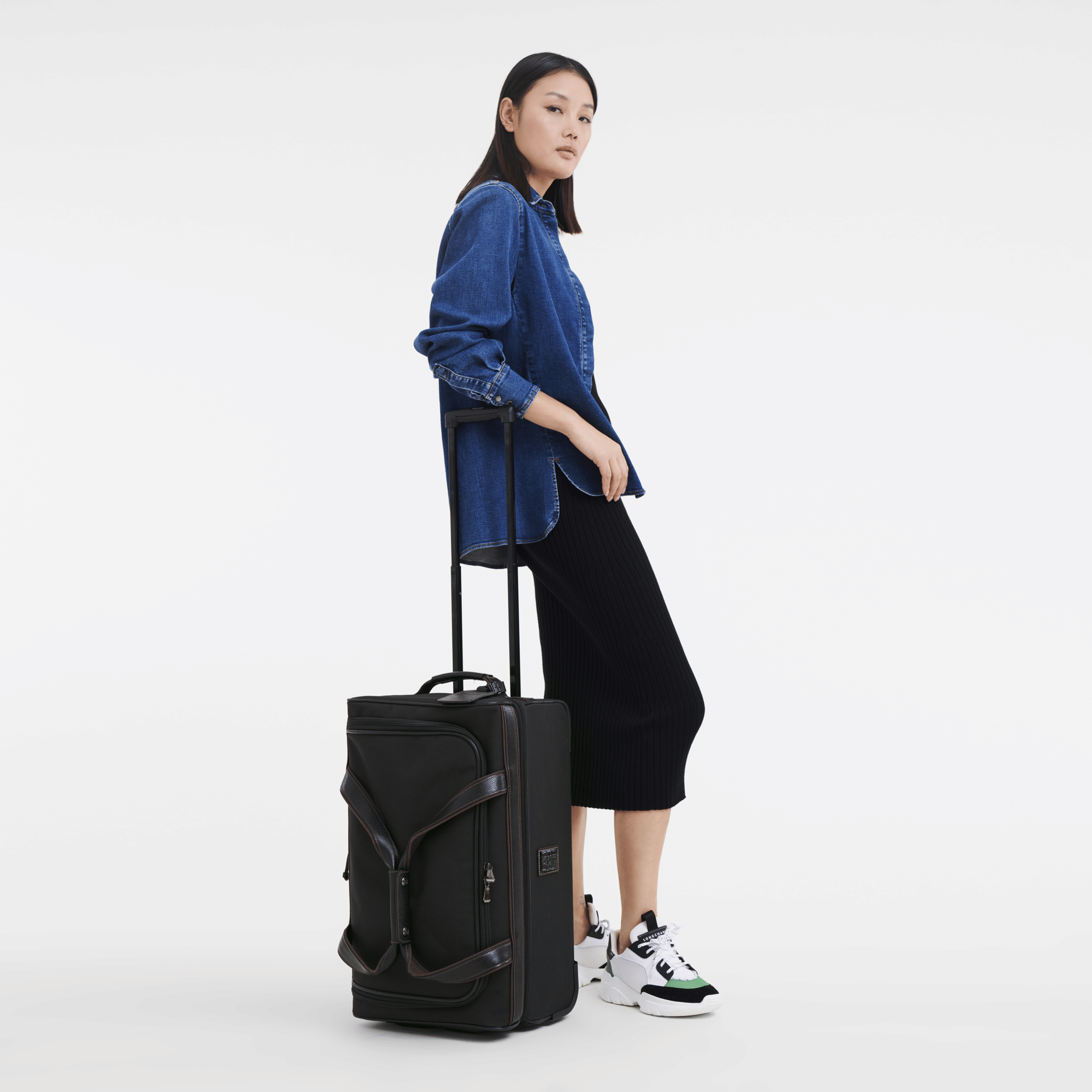 Long Champ Longchamp Boxford M Travel bag Black