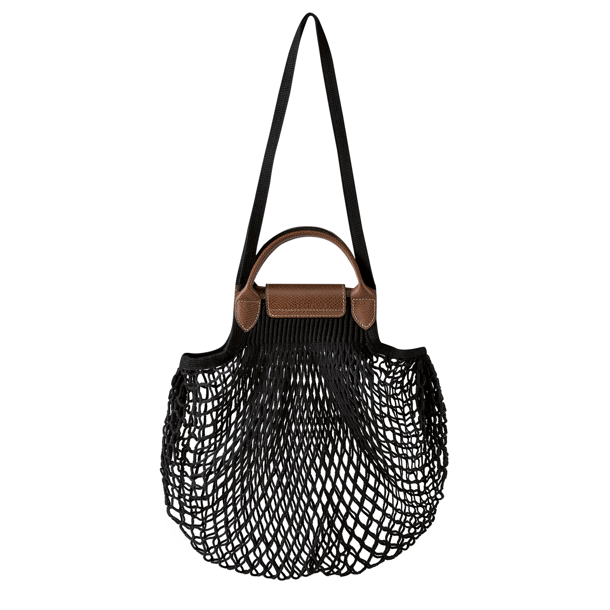 Long Champ Longchamp Le Pliage Filet L Mesh bag Black