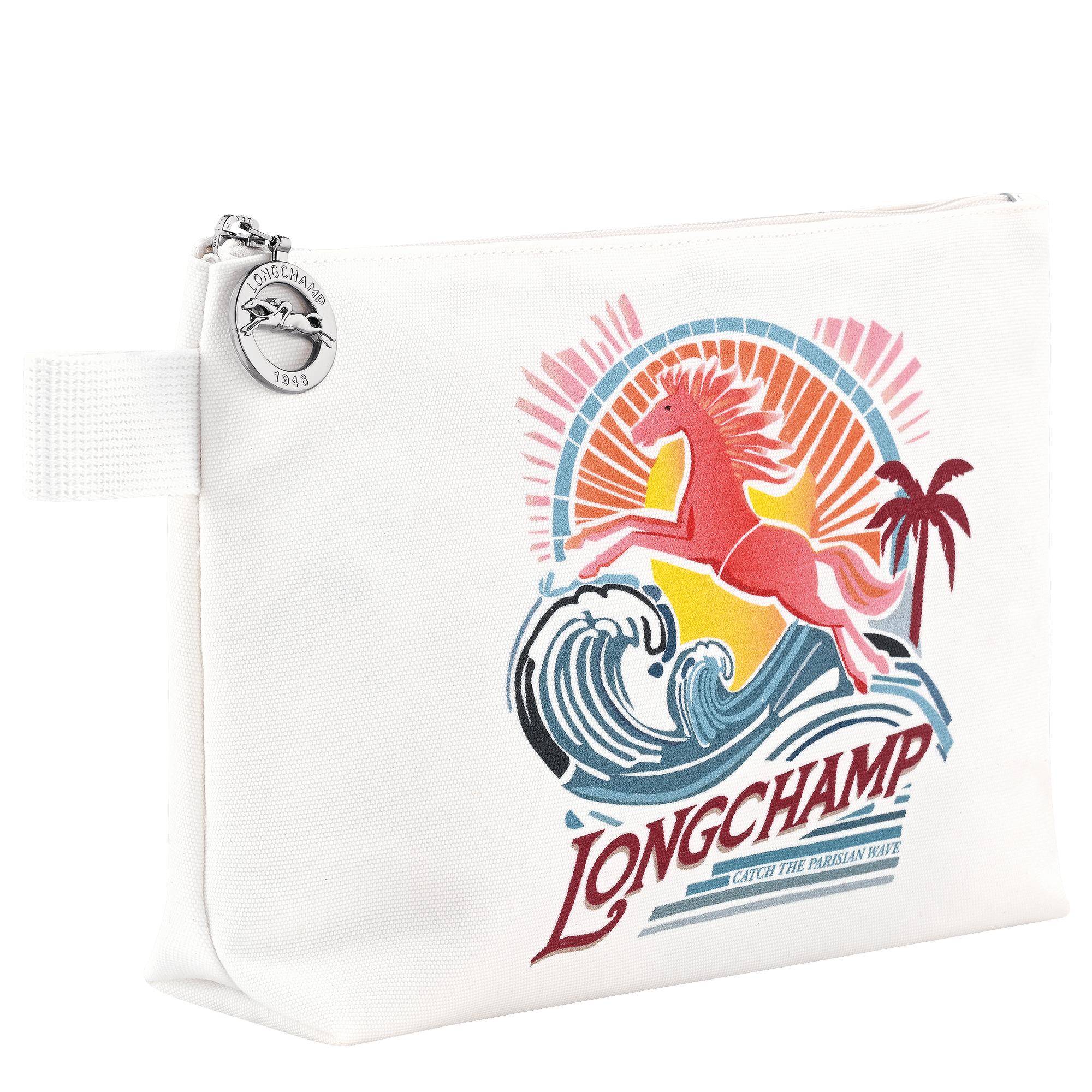 Long Champ Longchamp Le Pliage Collection Pouch Rainbow