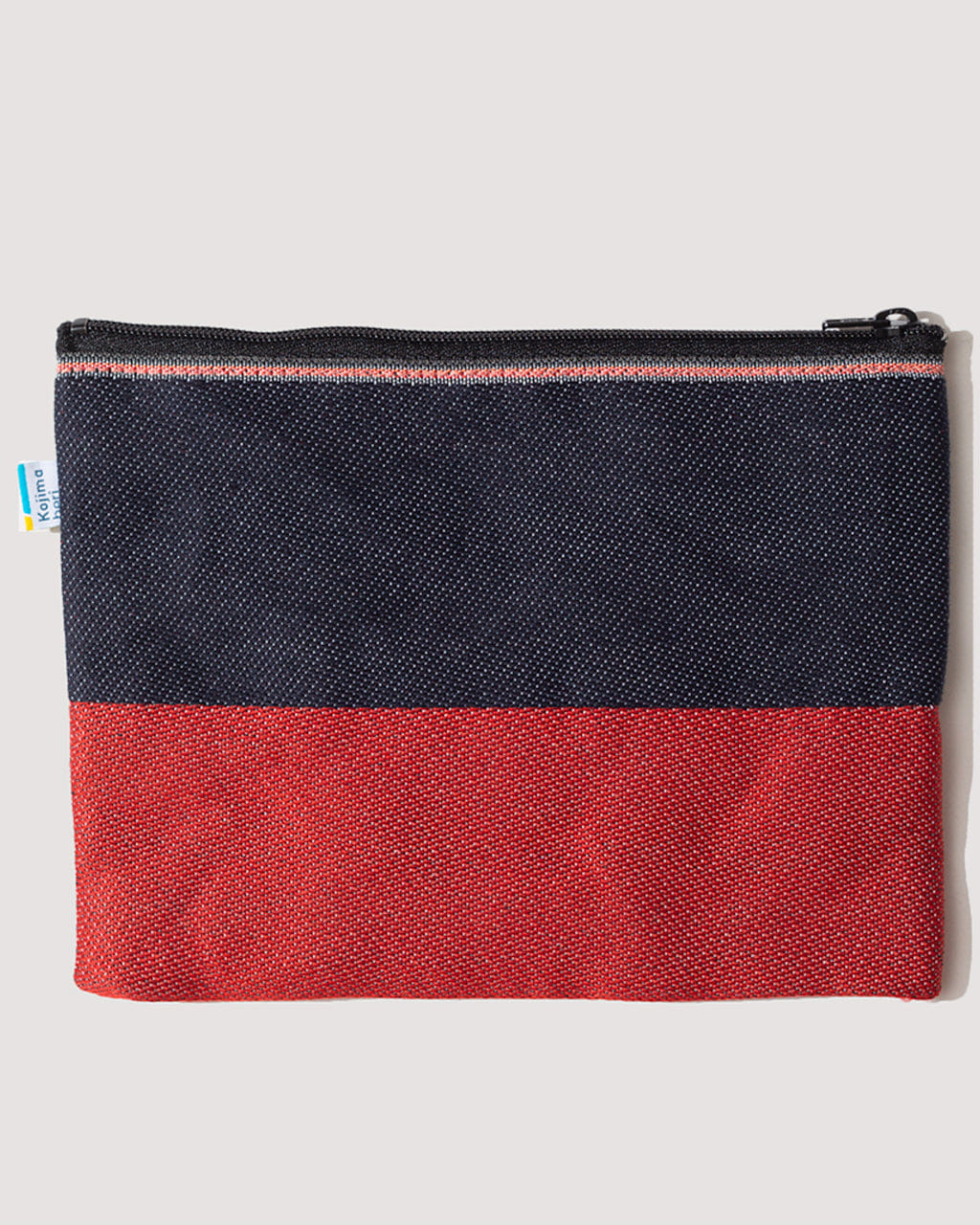 Beams Japan TAKATA FLAT DENIM POUCH - Red
