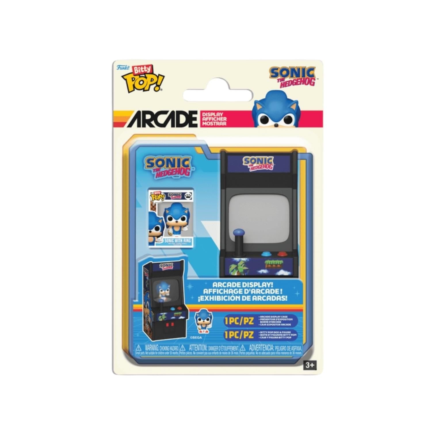 Sonic the Hedgehog Bitty Arcade Cabinet Funko Pop - Sonic the Hedgehog
