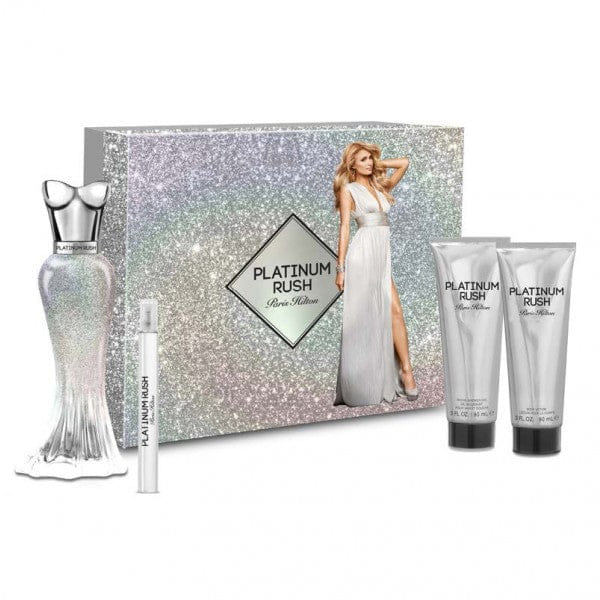 Paris Hilton Platinum Rush 4 Piece Gift Set For Women