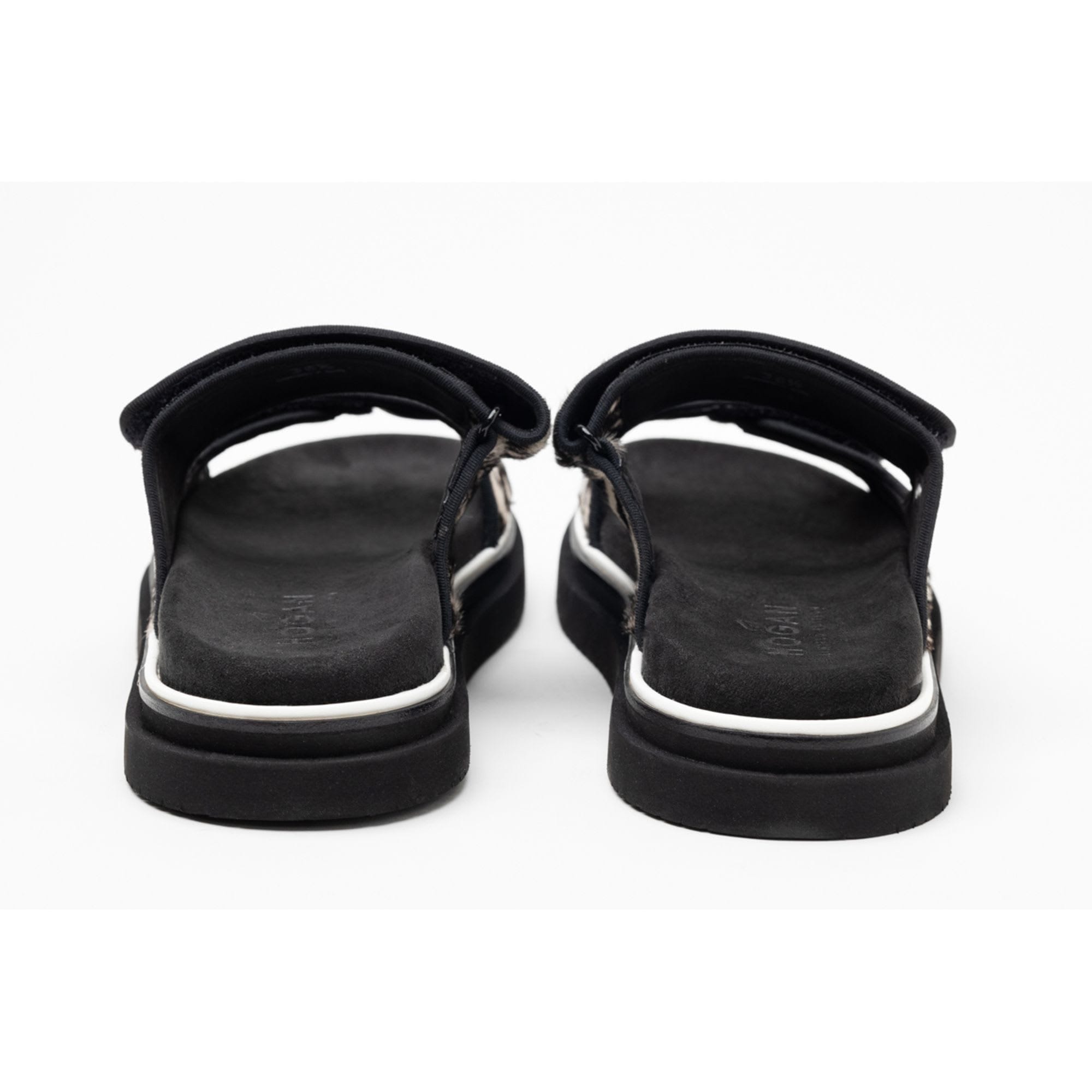 Hogan Double - Strap Flat Sandals