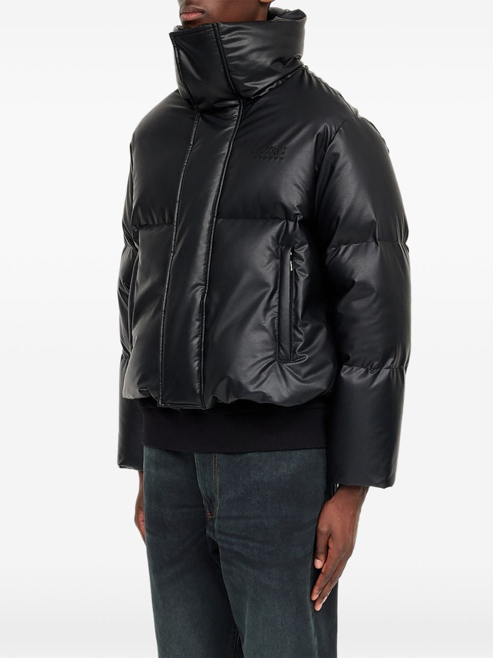 MM6 Maison Margiela Puffed Down Jacket — Black