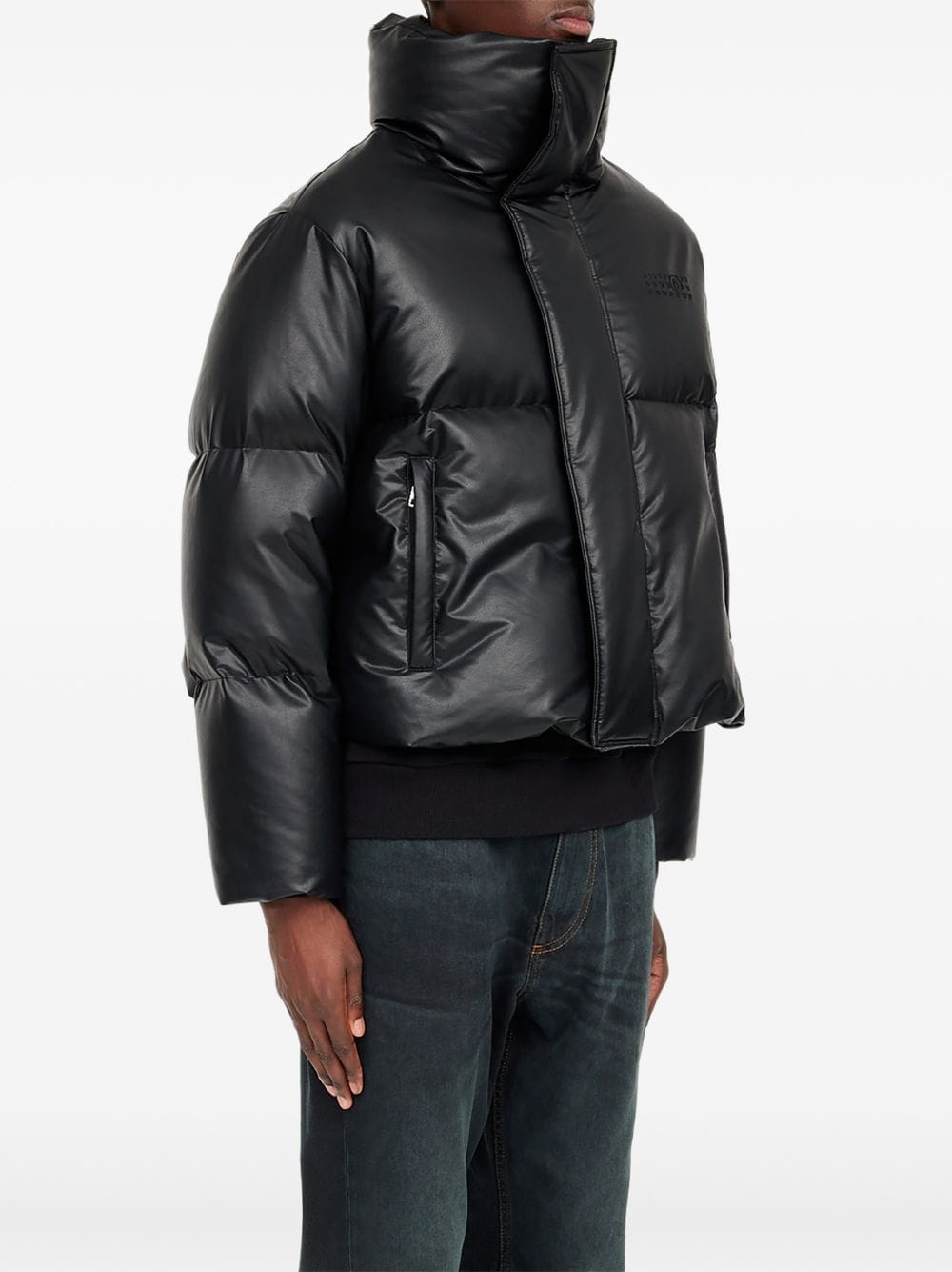 MM6 Maison Margiela Puffed Down Jacket — Black