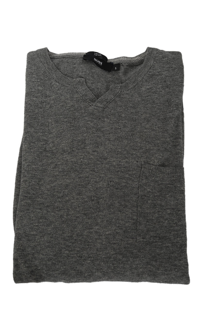 Hugo Boss Small Size V - Neck Gray Sweater