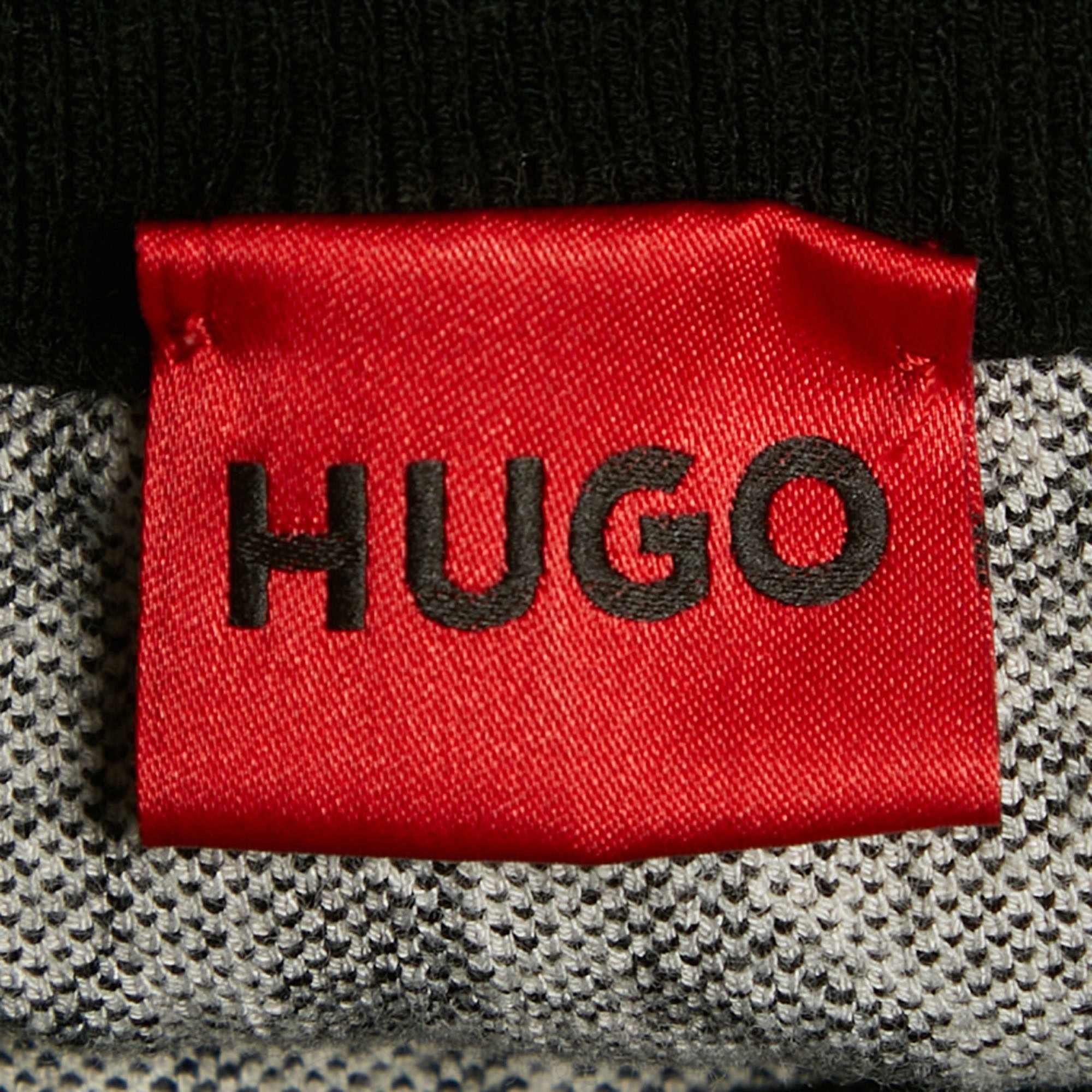Hugo Boss Hugo By Hugo Boss Black Logo Intarsia Knit Mini Skirt