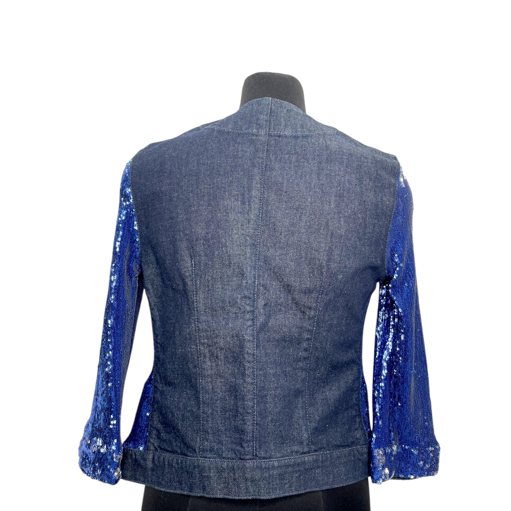Pinko Jacket in Dark Blue Denim Size S