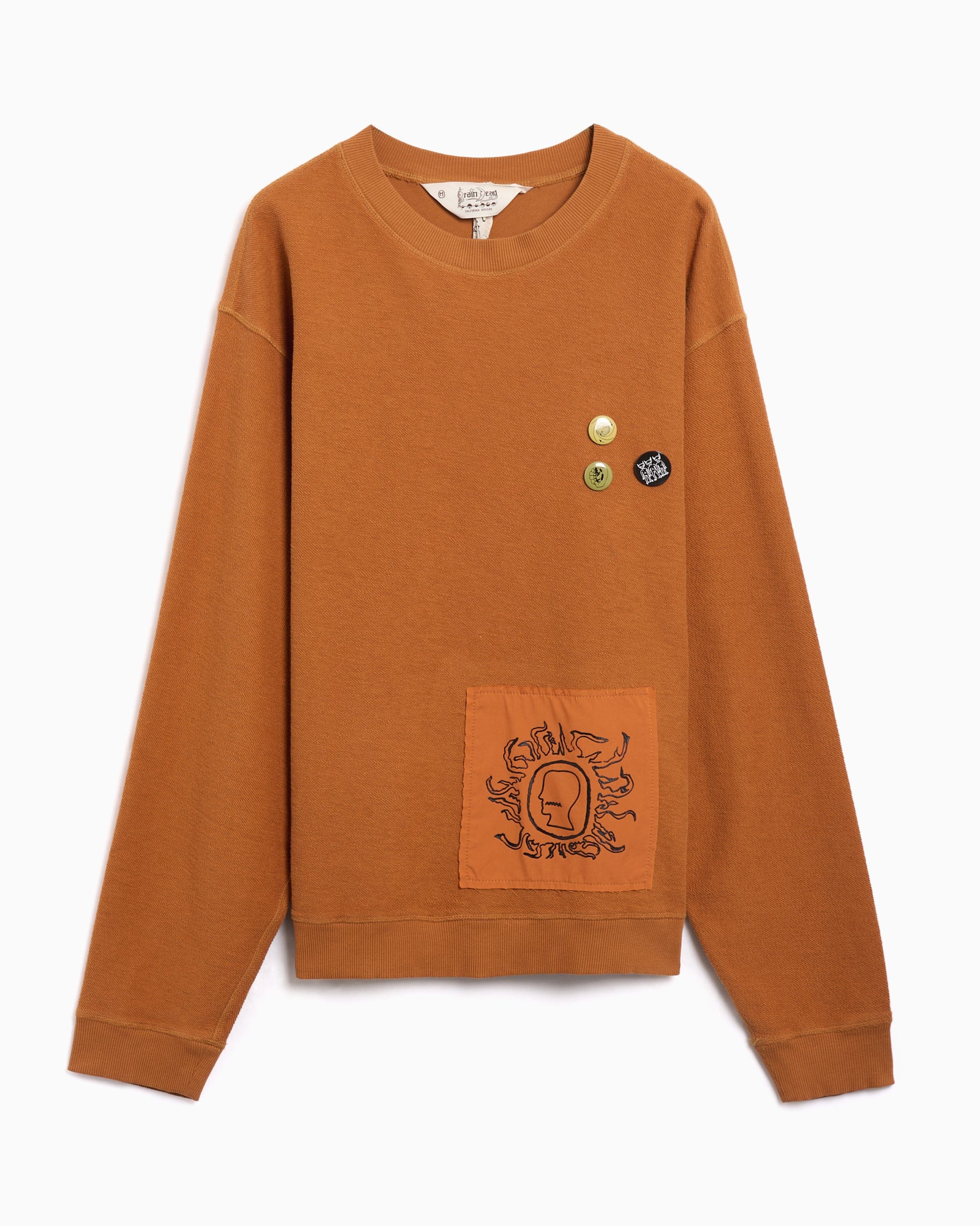 Brain Dead Sudadera con gráfico Brain Dead Gargoyle para hombre