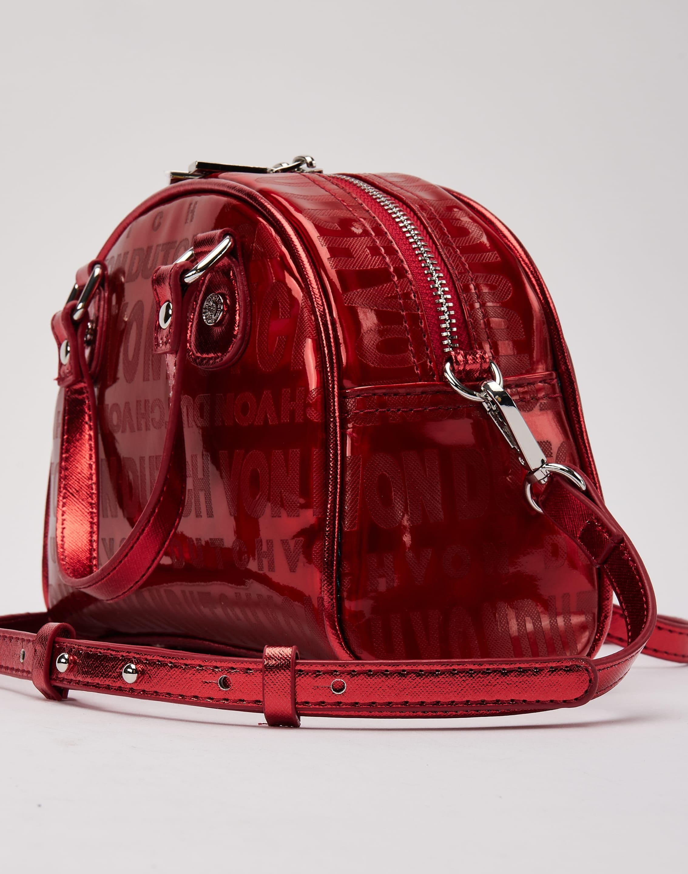Von Dutch Metallic Bowler Bag