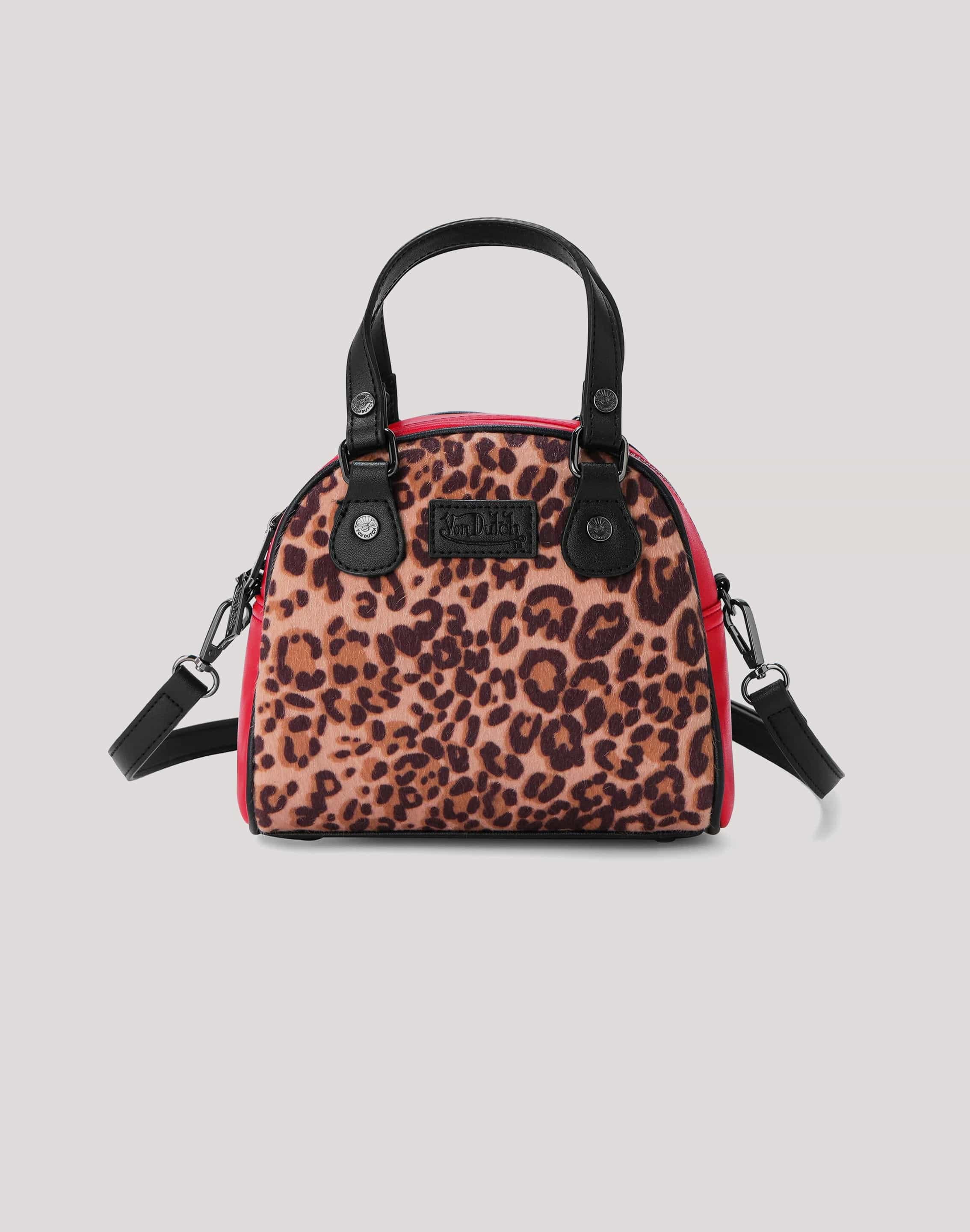 Von Dutch Cheetah Bowler Purse