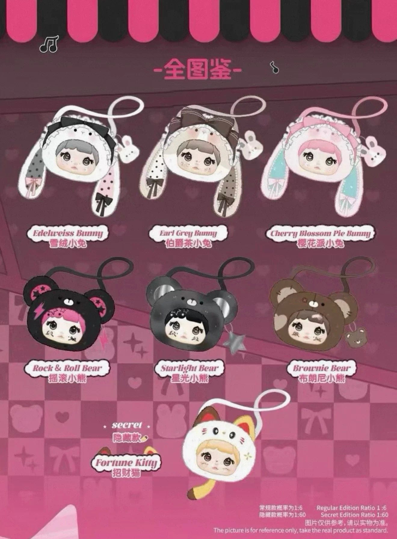 Siubigar NOMMI Collecting Cutie Bags Series Plush Blind Box