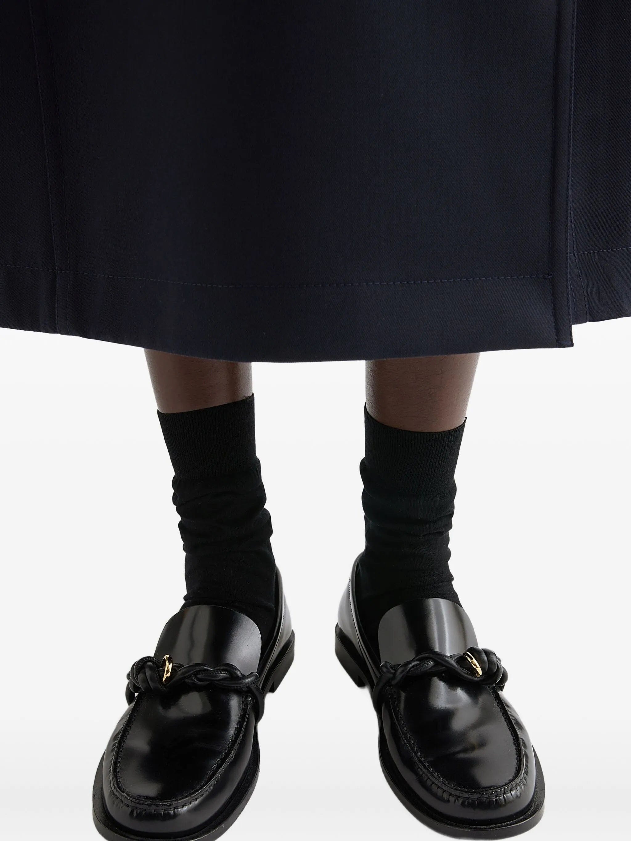 Jil Sander Tangle knotted loafers