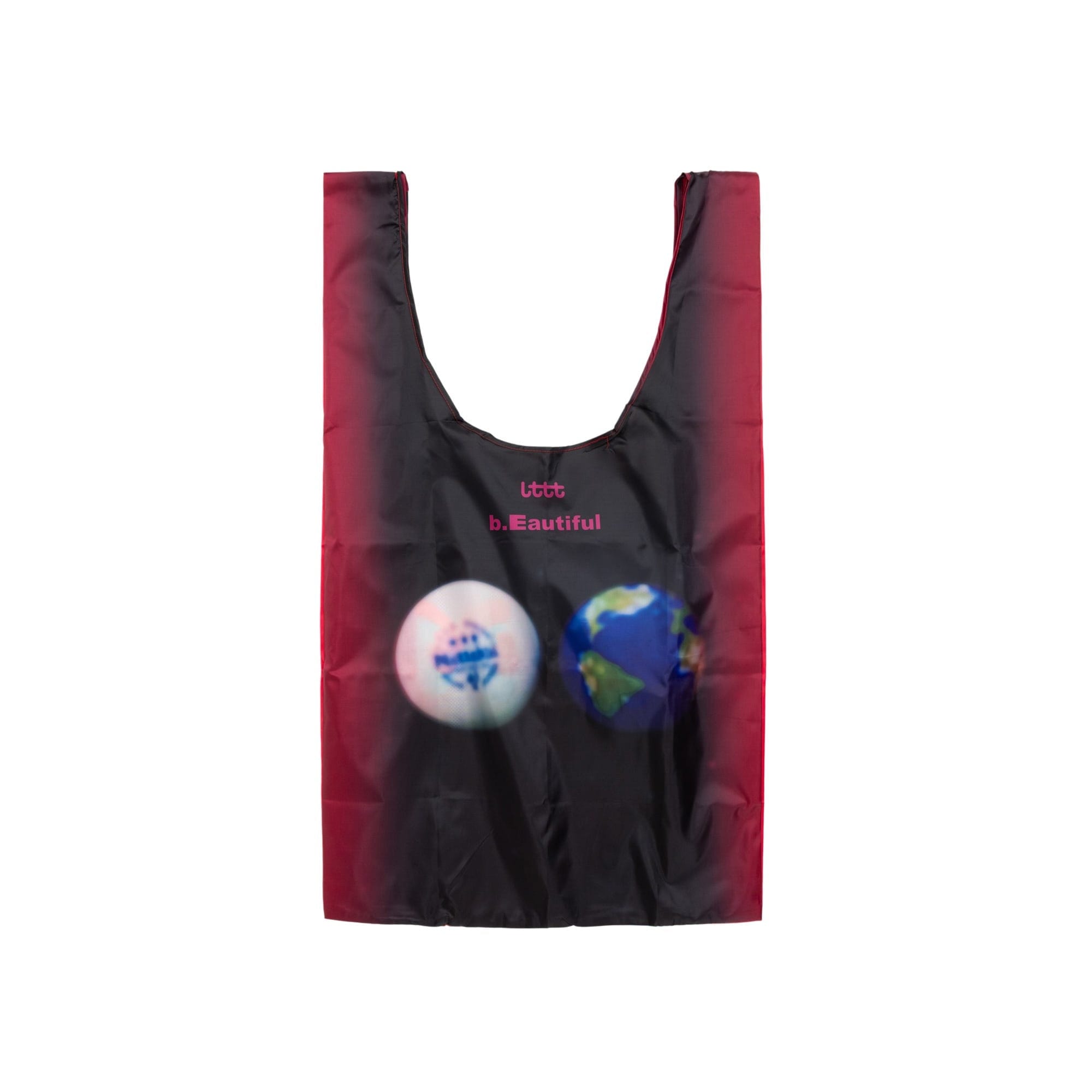 Lttt b.Eautiful Globe Reusable Bag - Black/Green