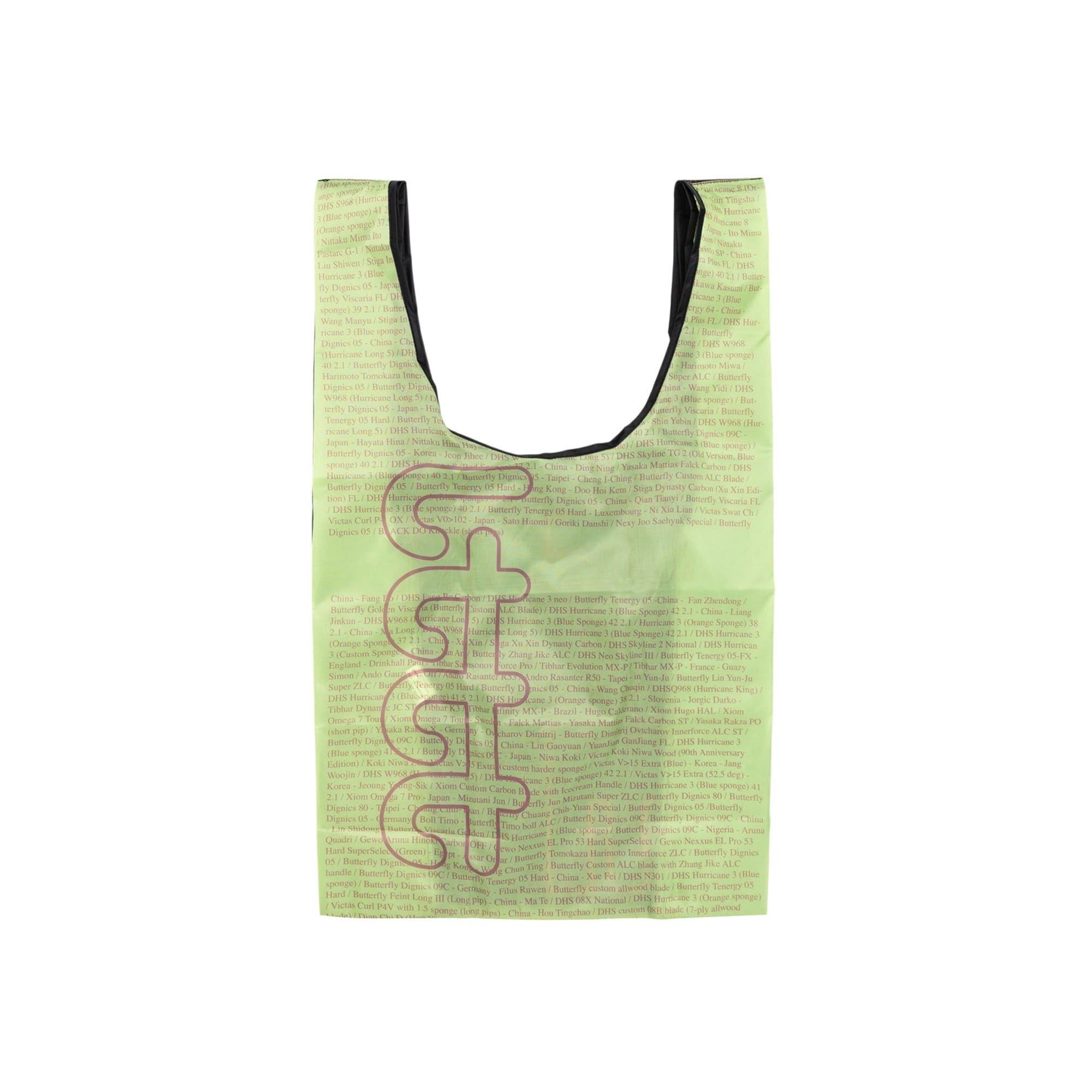 Lttt b.Eautiful Times Reusable Bag - Black/Lime