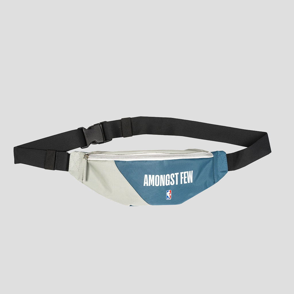 WHITE* amongst few x NBA - Home Waist Bag (Grey/White/Blue)