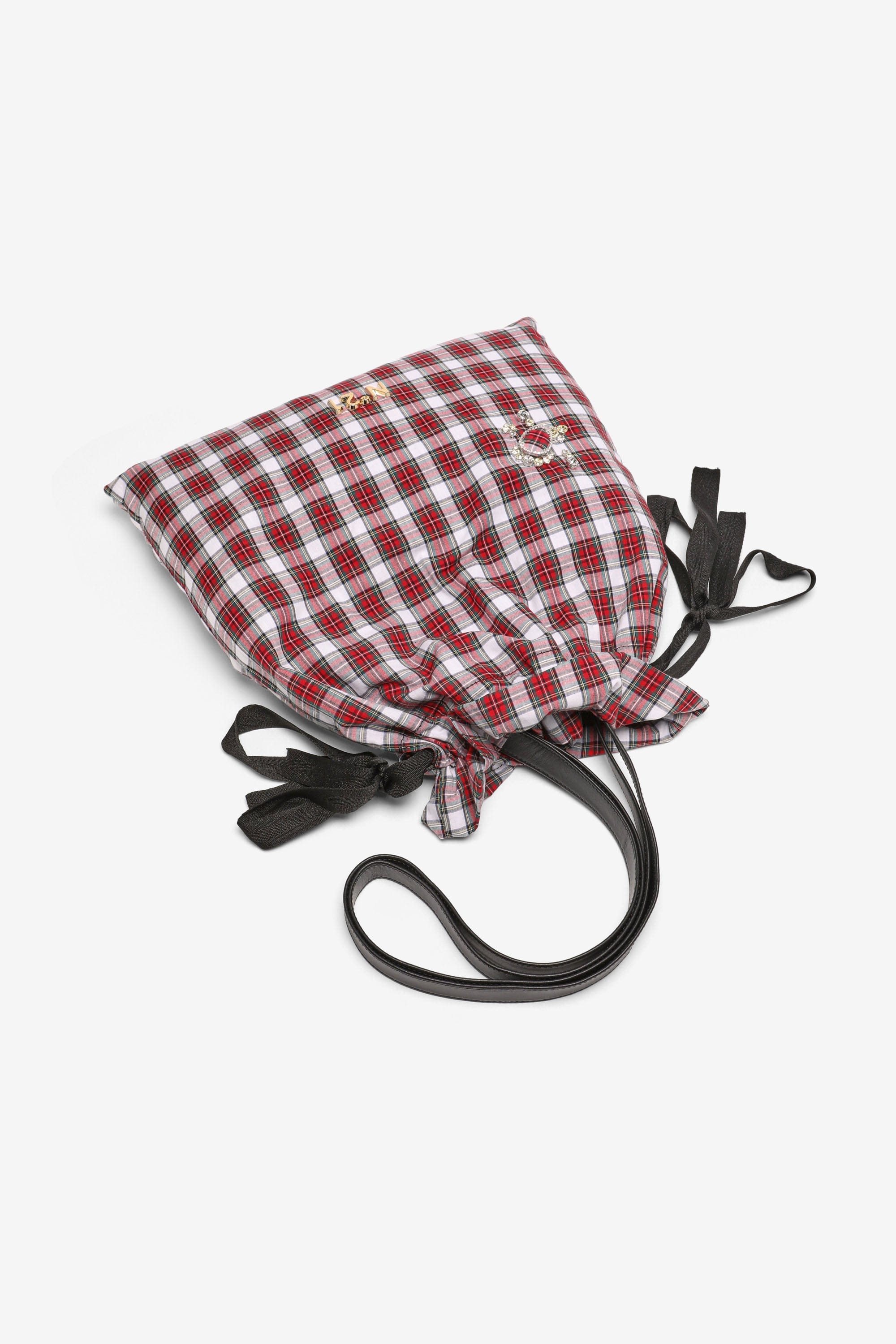 N21 Pouch Bag in tartan