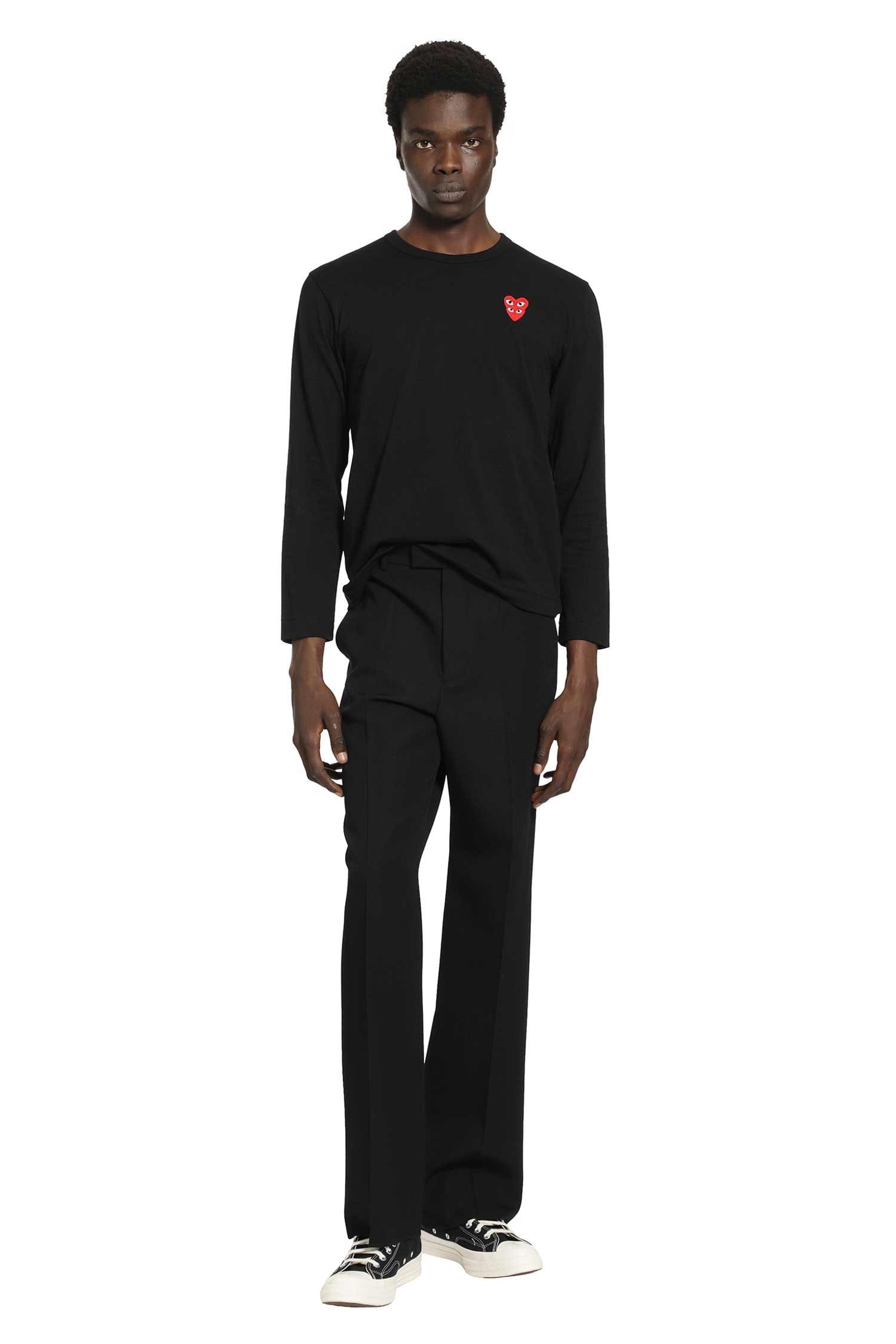 Comme Des Garcons Heart Long Sleeve T - Shirt