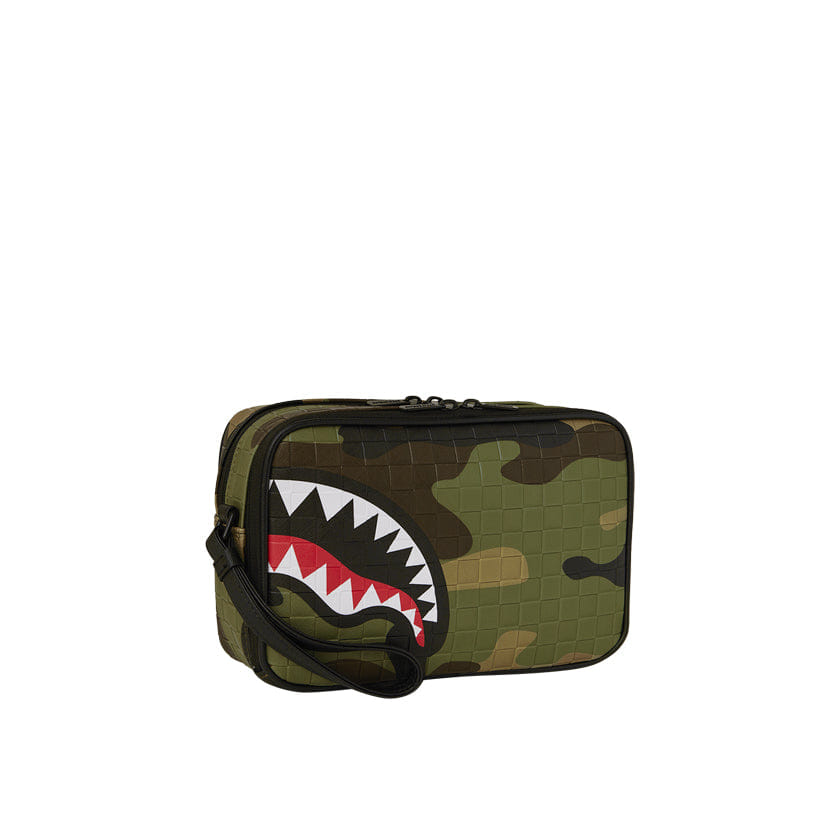 Spray Ground Woodland Camo Check Toiletry Bag - Camo