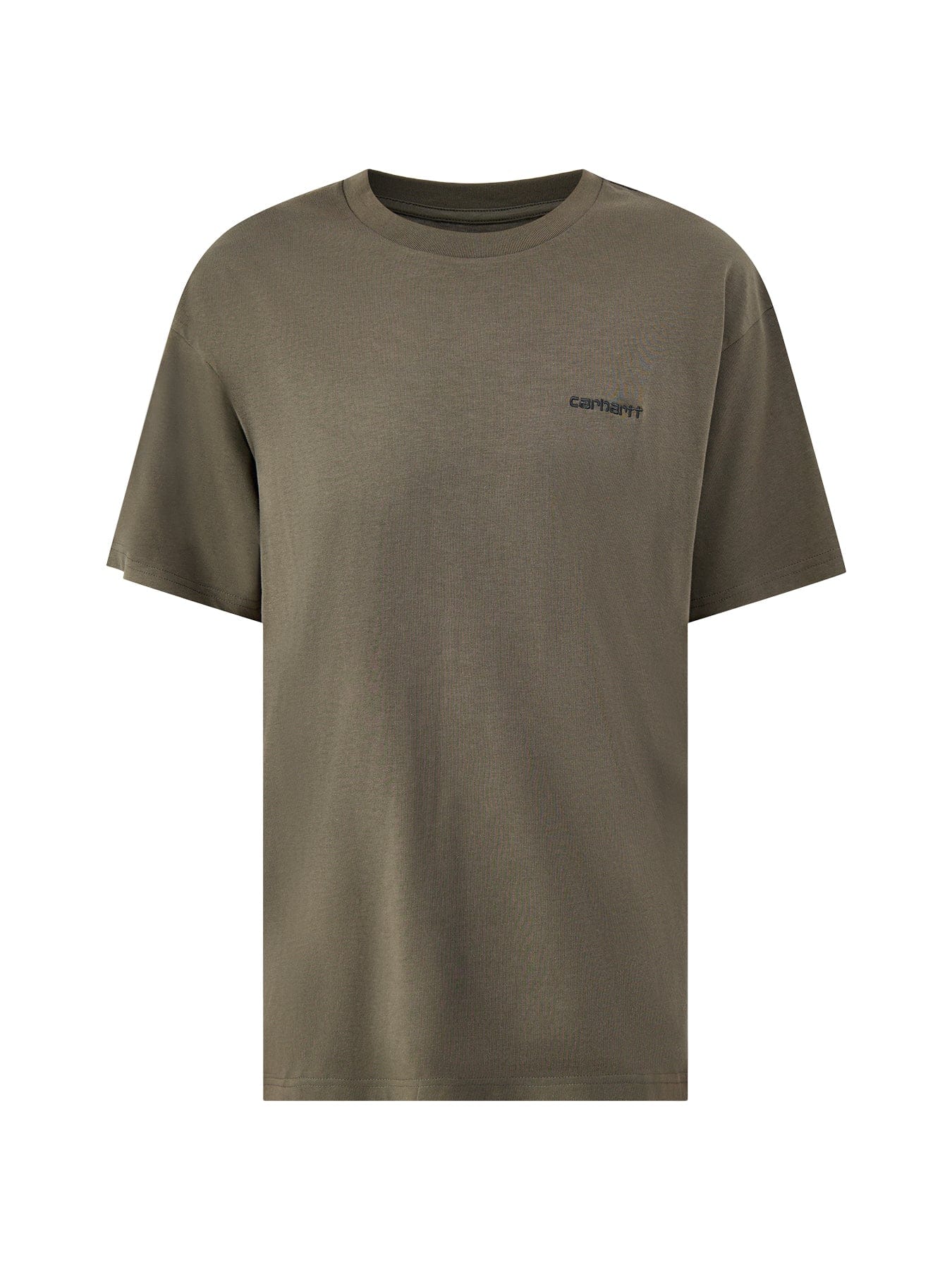 Carhartt WIP Script Embroidery T - Shirt Cypress Green