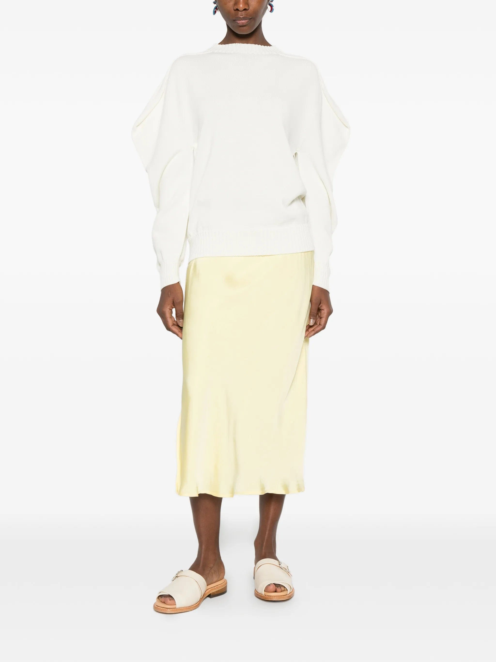 Issey Miyake puffed - sleeve sweater