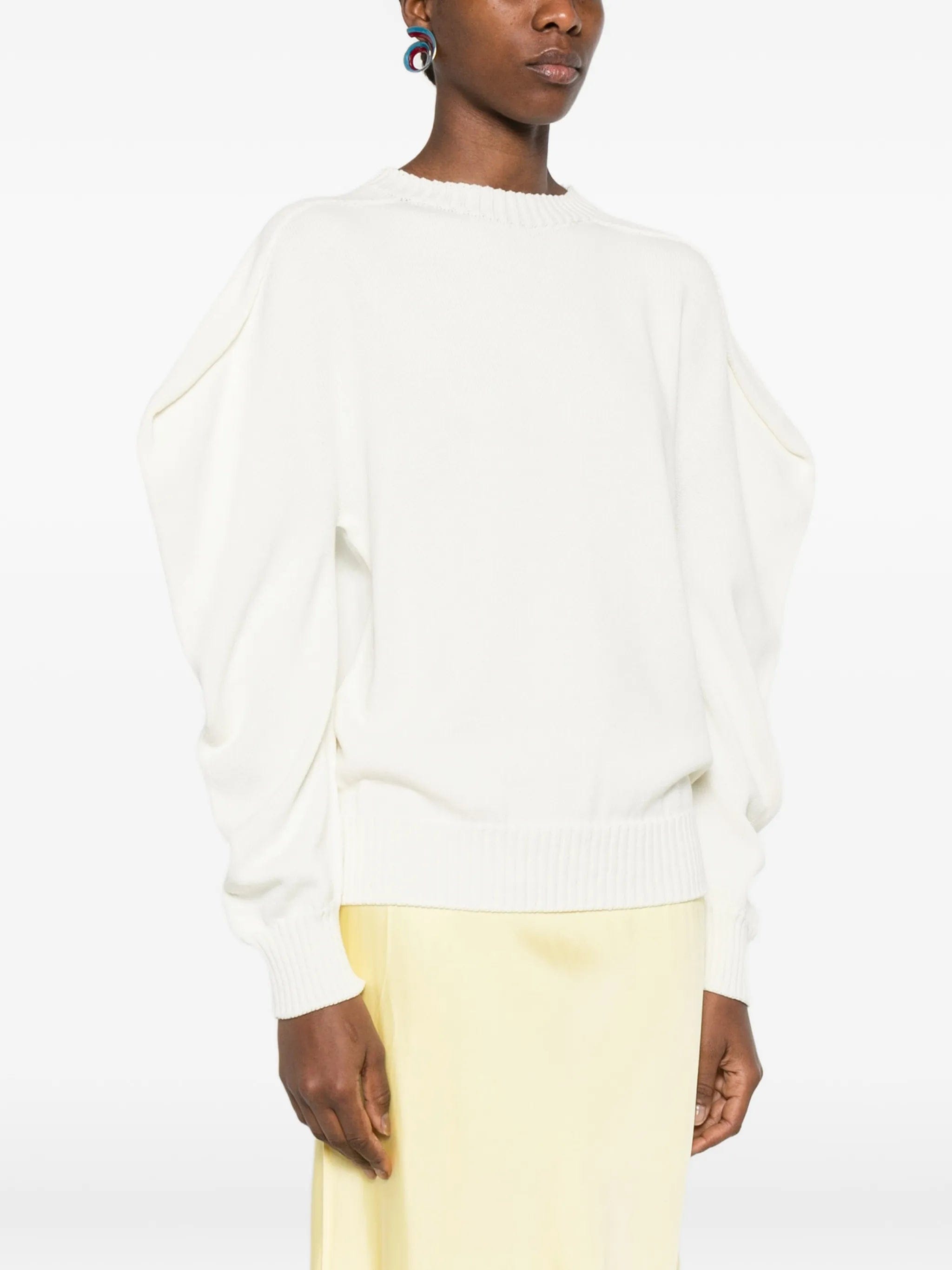 Issey Miyake puffed - sleeve sweater