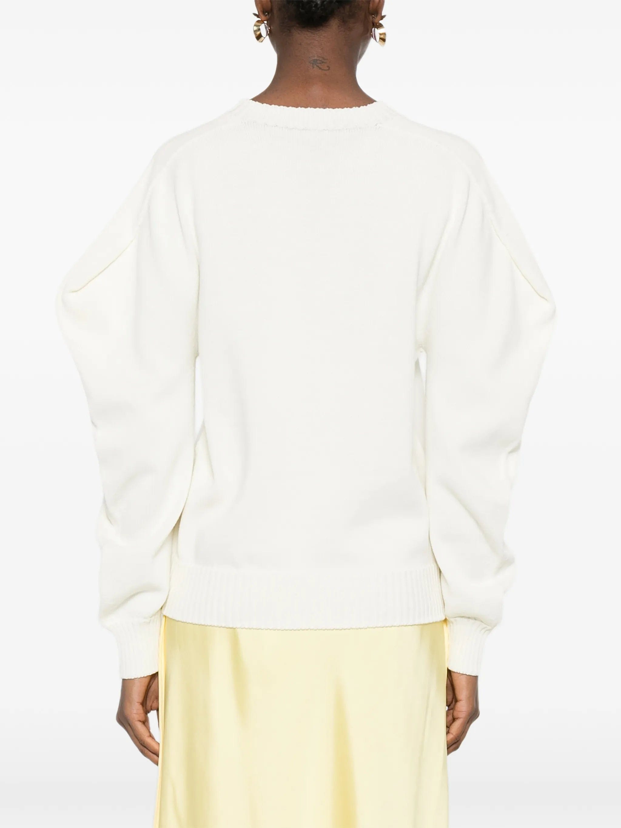 Issey Miyake puffed - sleeve sweater