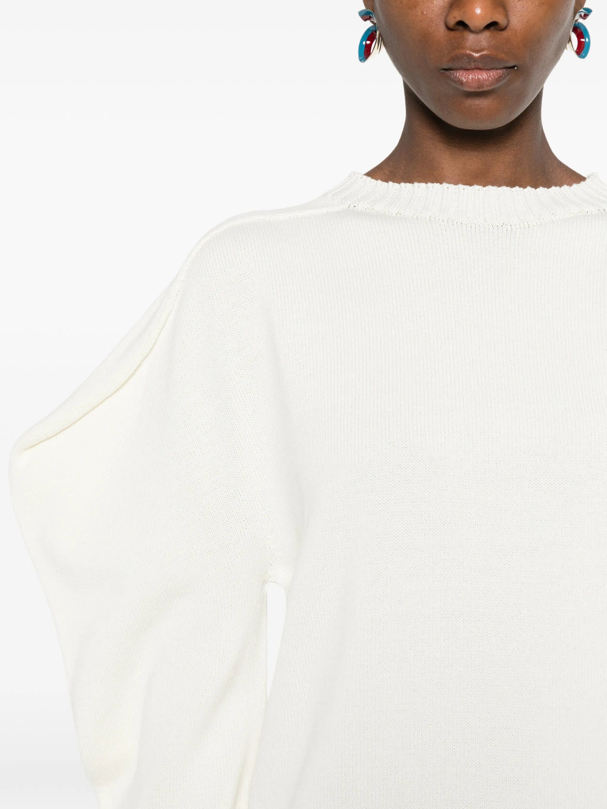 Issey Miyake puffed - sleeve sweater