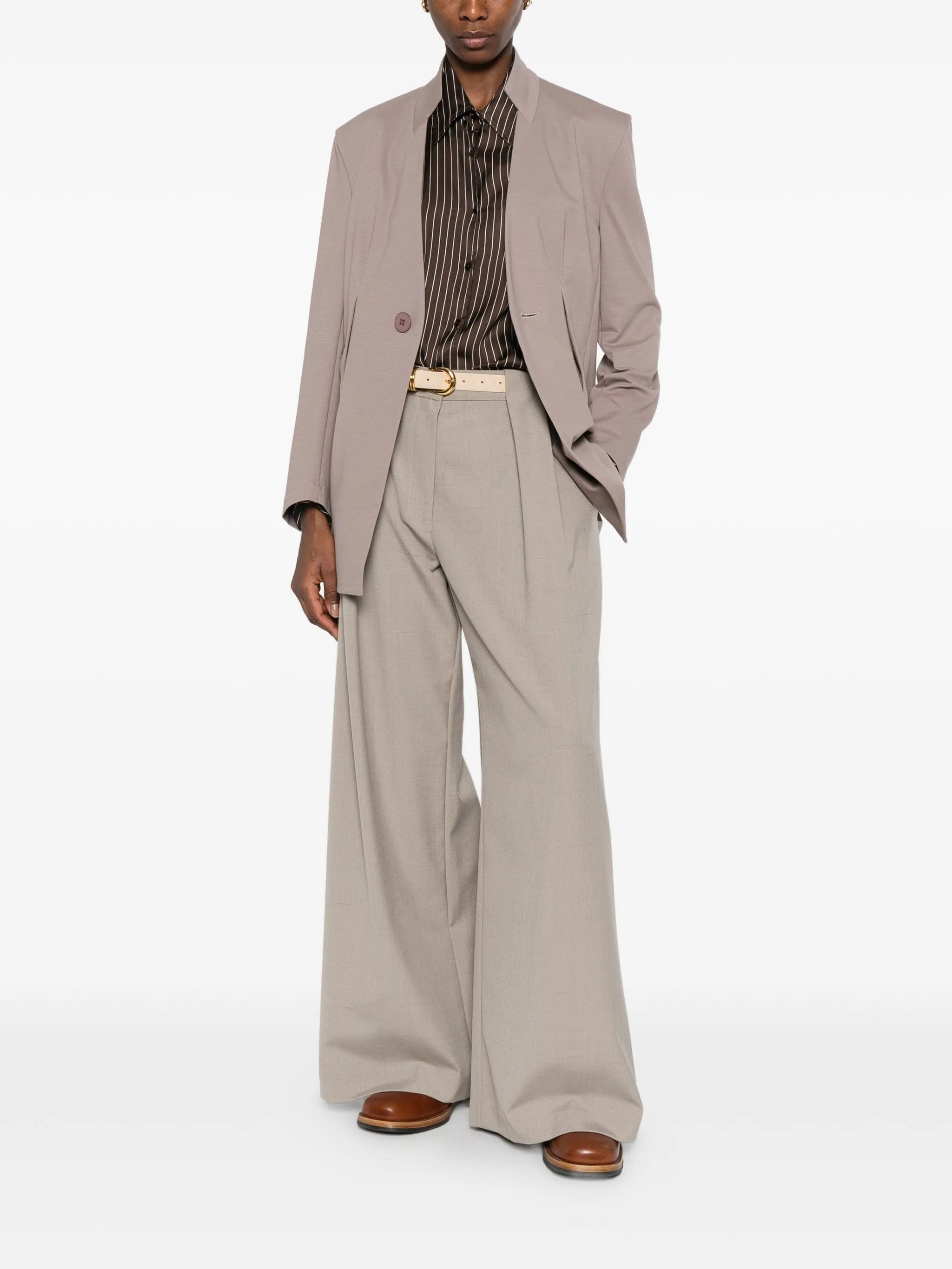 Issey Miyake button - fastening single - breasted blazer