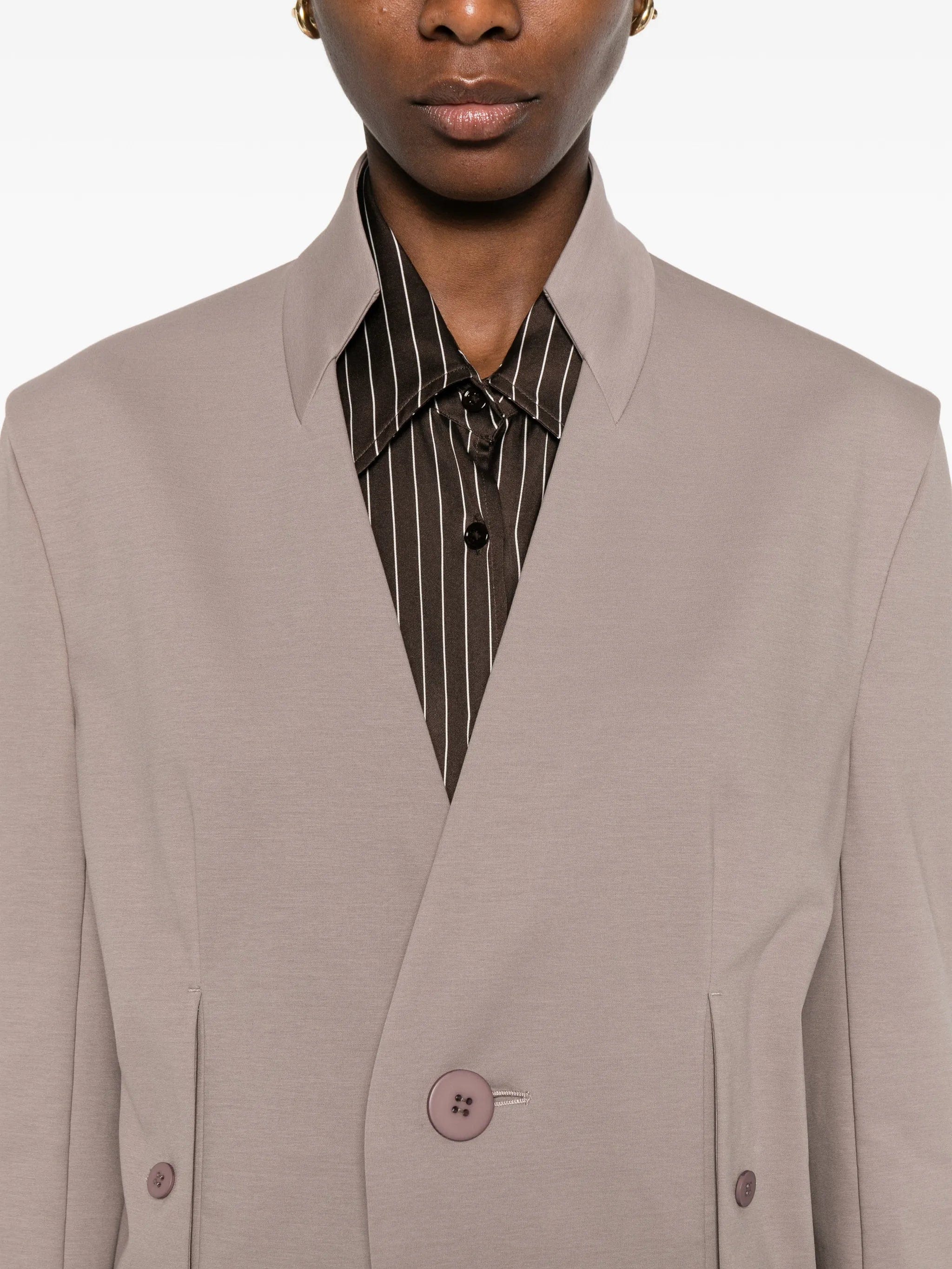 Issey Miyake button - fastening single - breasted blazer